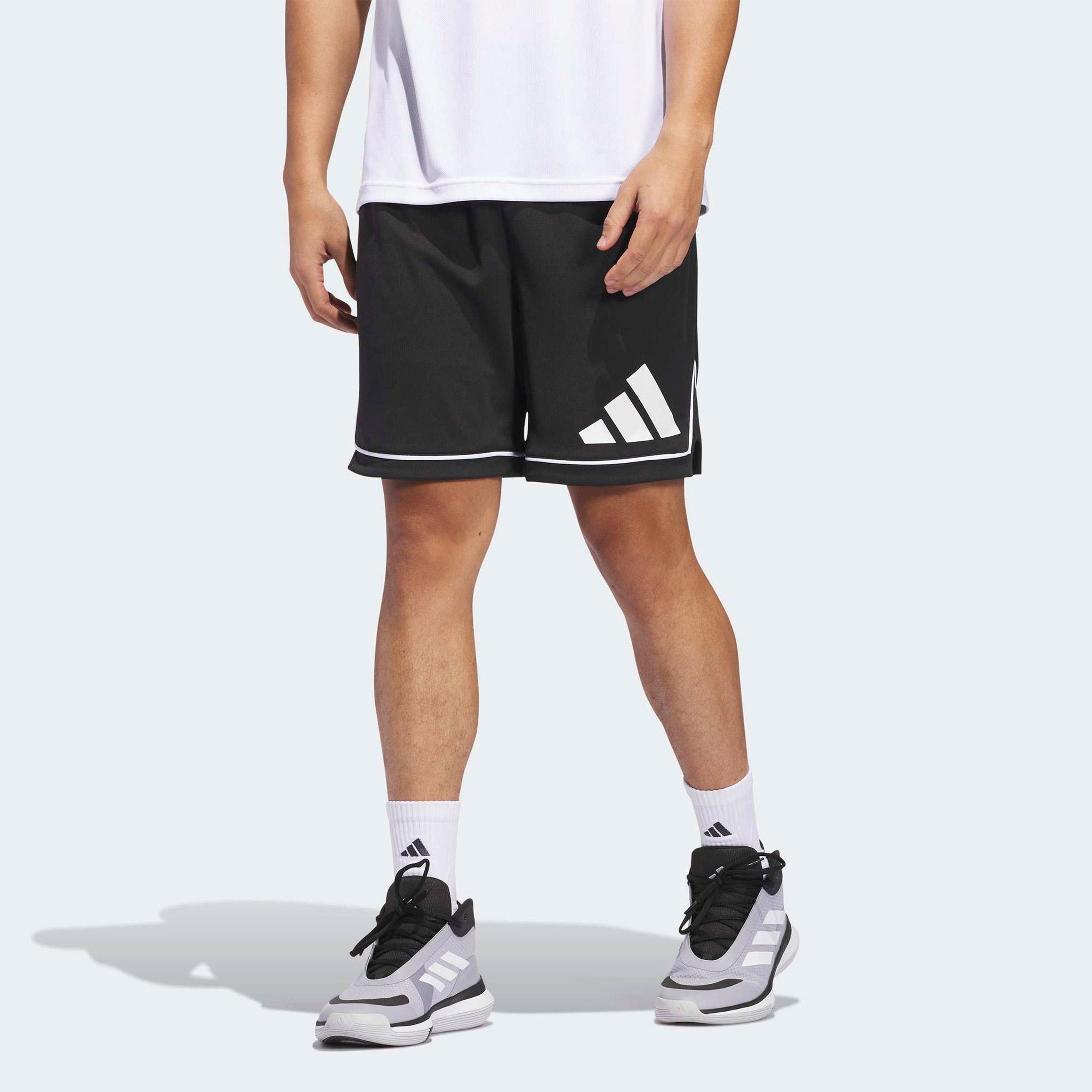 adidas Basketball Badge Of Sport Erkek Siyah Basketbol Şortu