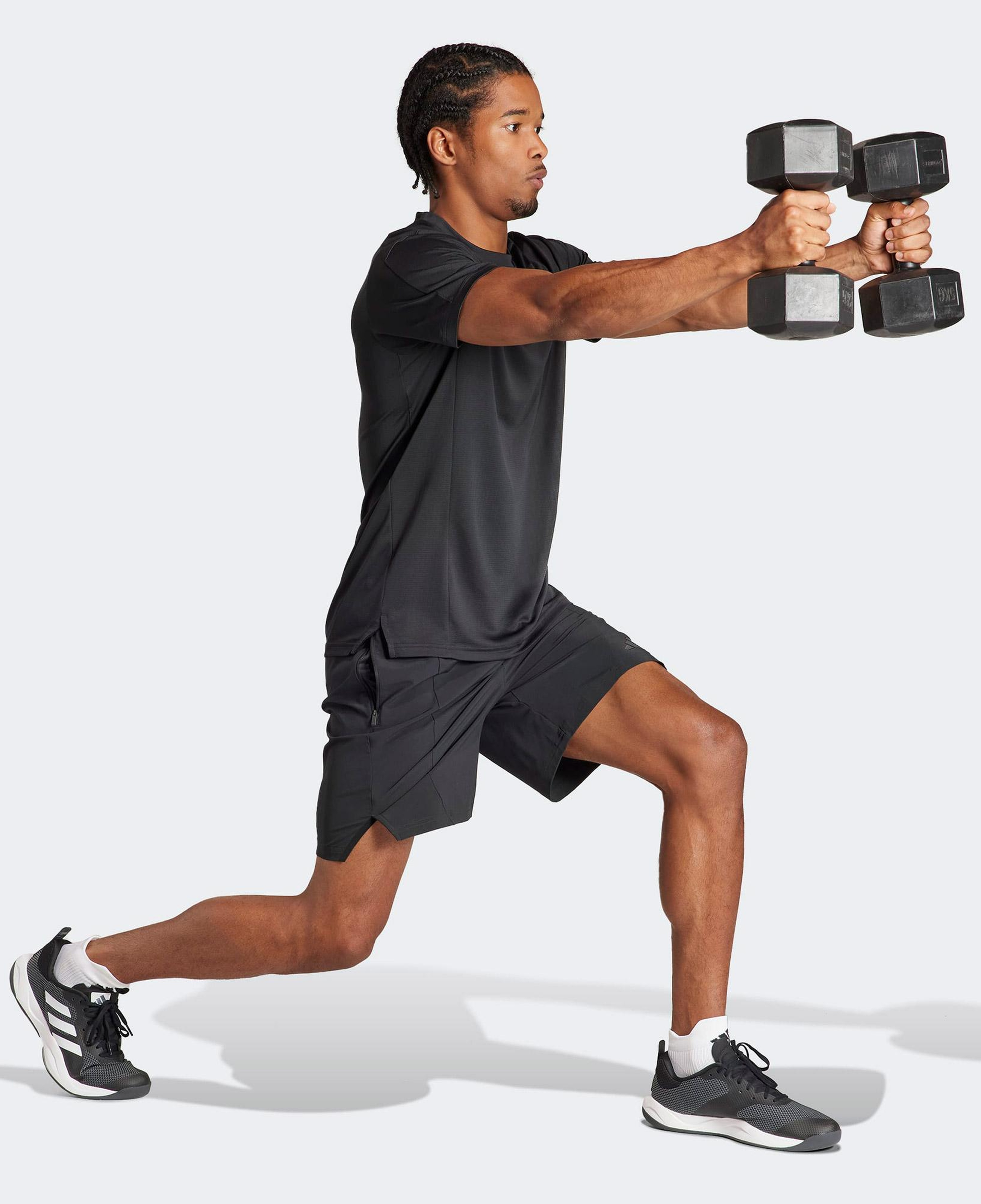 adidas Designed For Training Erkek Siyah Antrenman Şortu