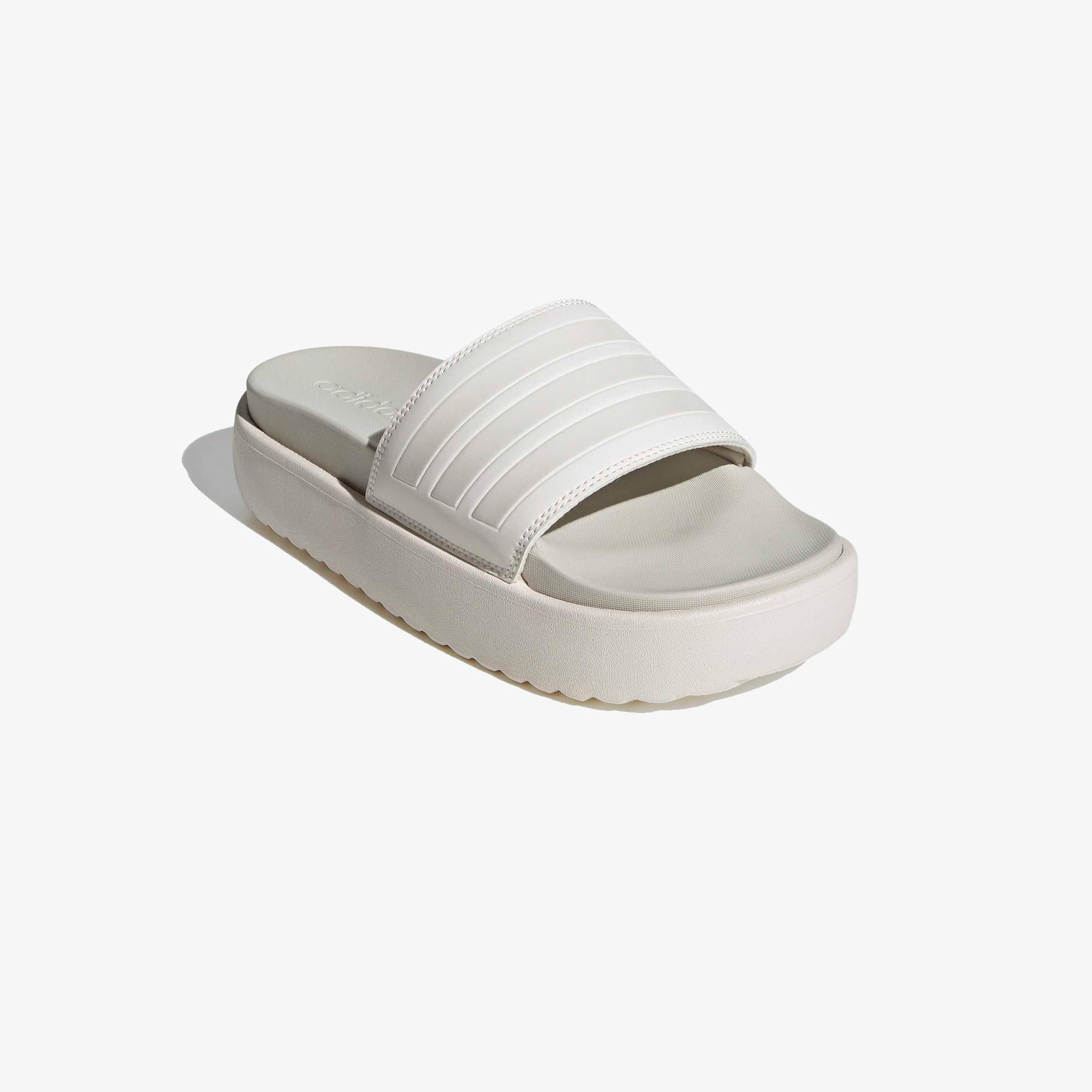 adidas Adilette Platform Kadın Beyaz Terlik