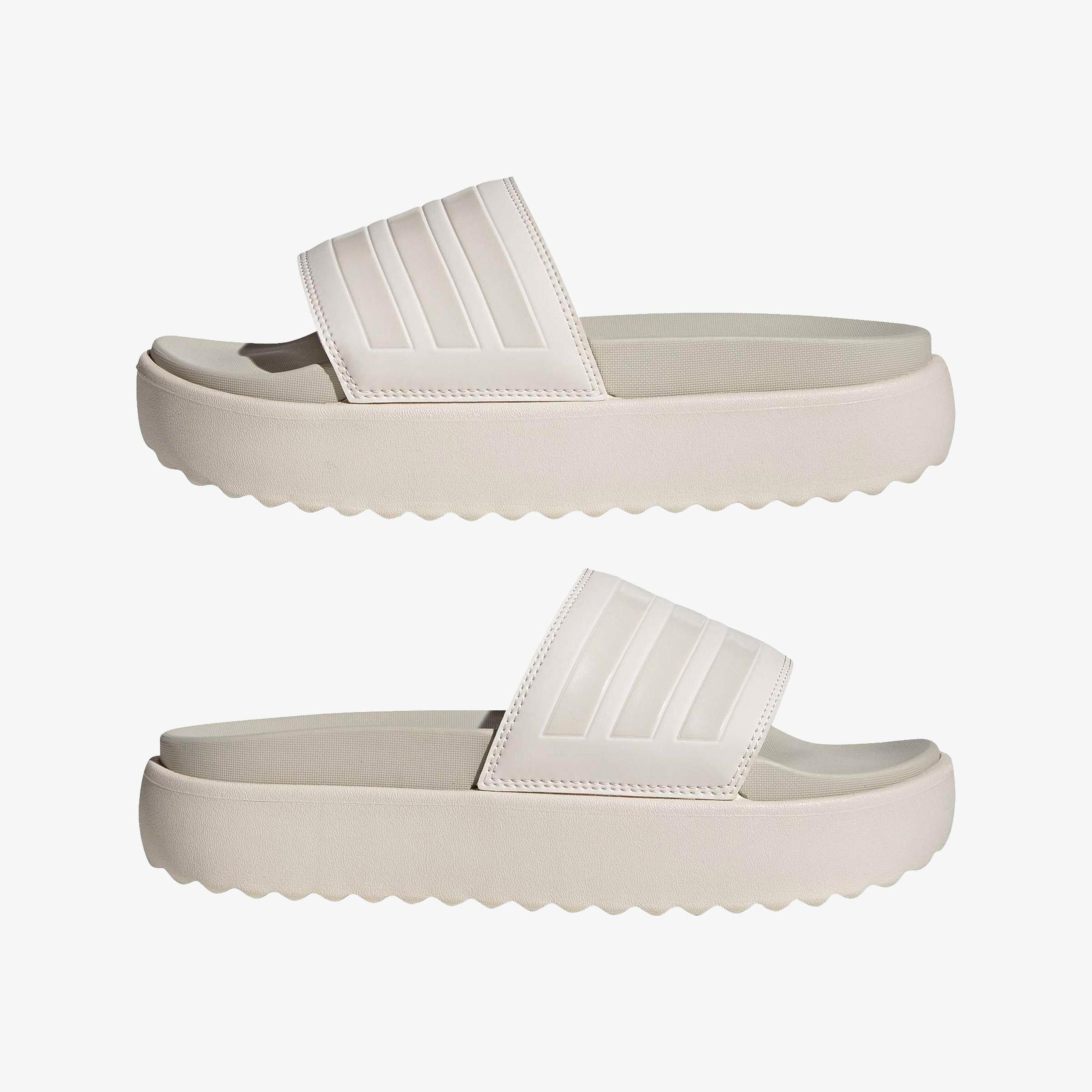 adidas Adilette Platform Kadın Beyaz Terlik