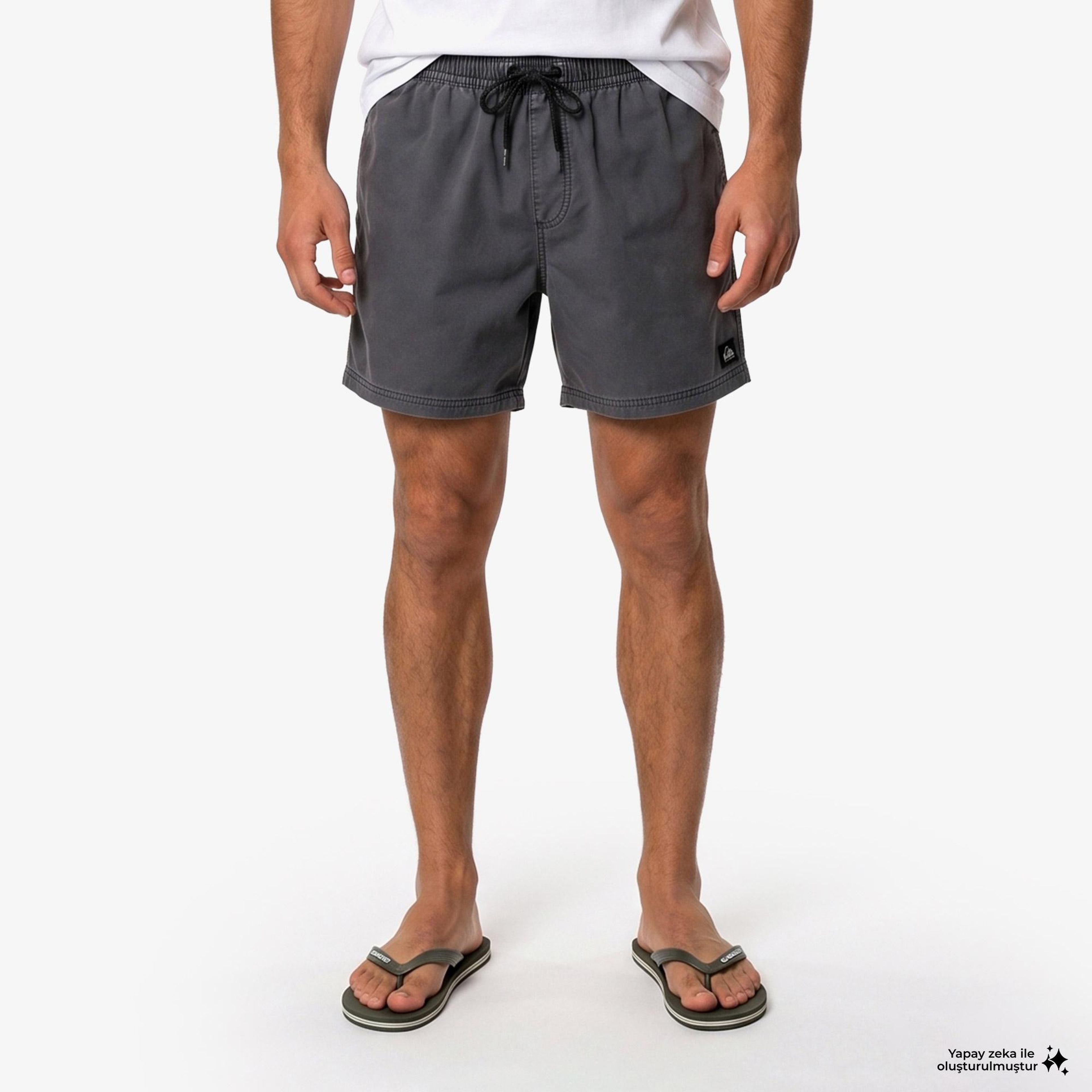Quiksilver Everyday Surfwash Volley 15 Erkek Siyah Deniz Şortu
