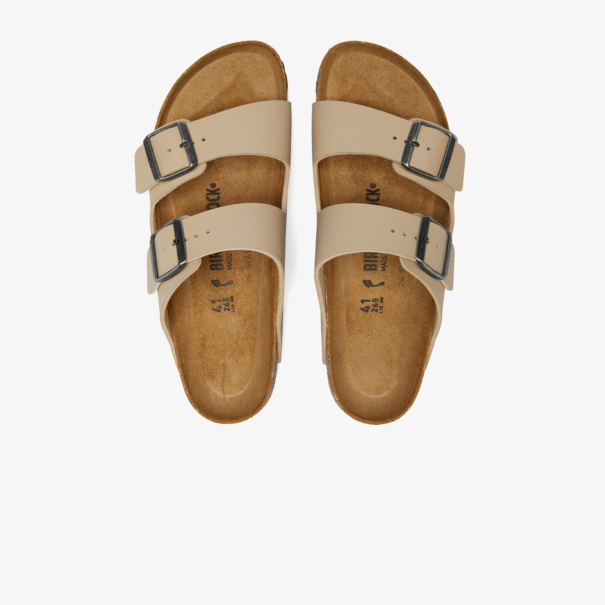 Birkenstock Arizona Bf Cift Bantli Unisex Bej Terlik