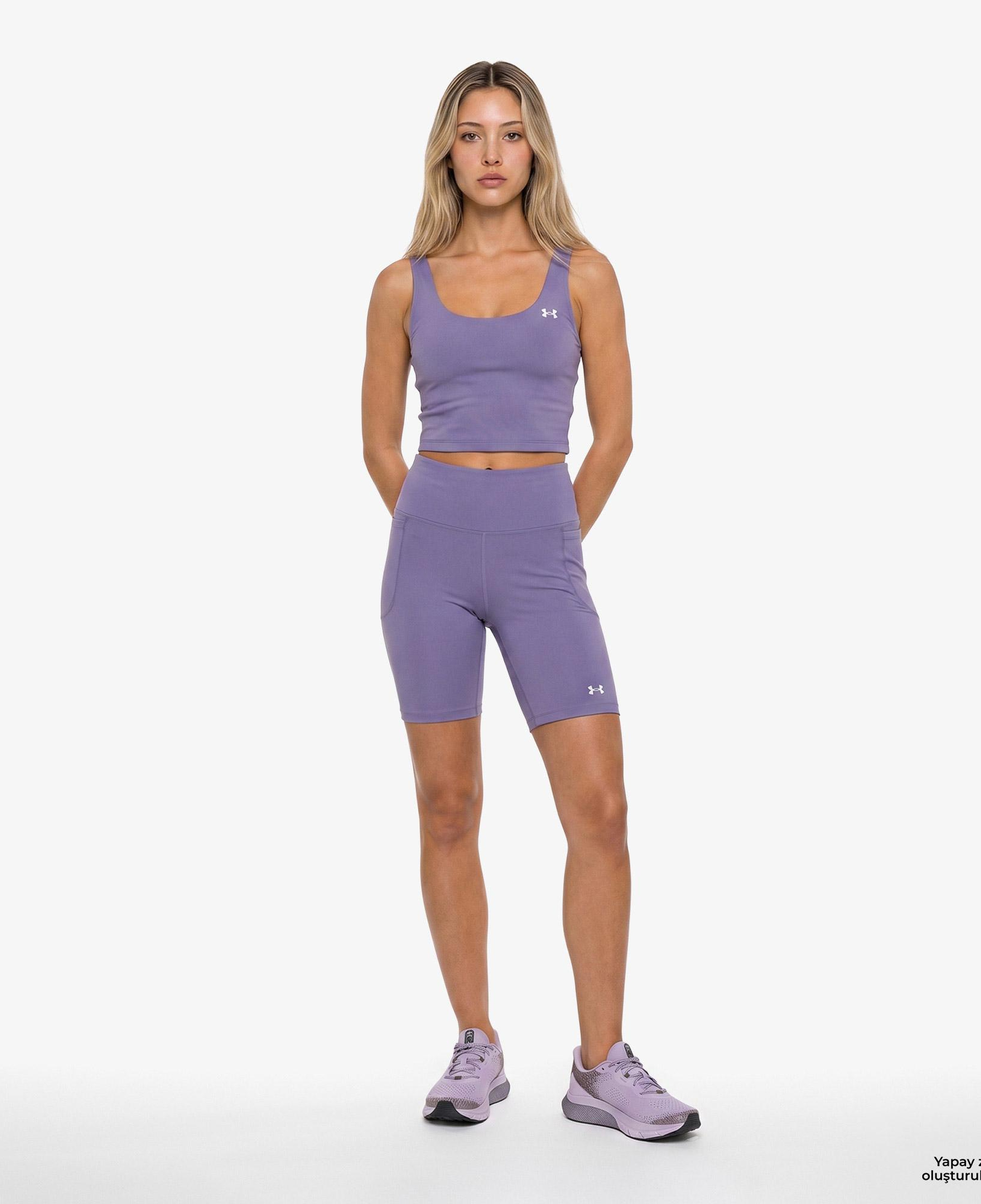 Under Armour Motion Bike Emea Kadın Mor Antrenman Taytı