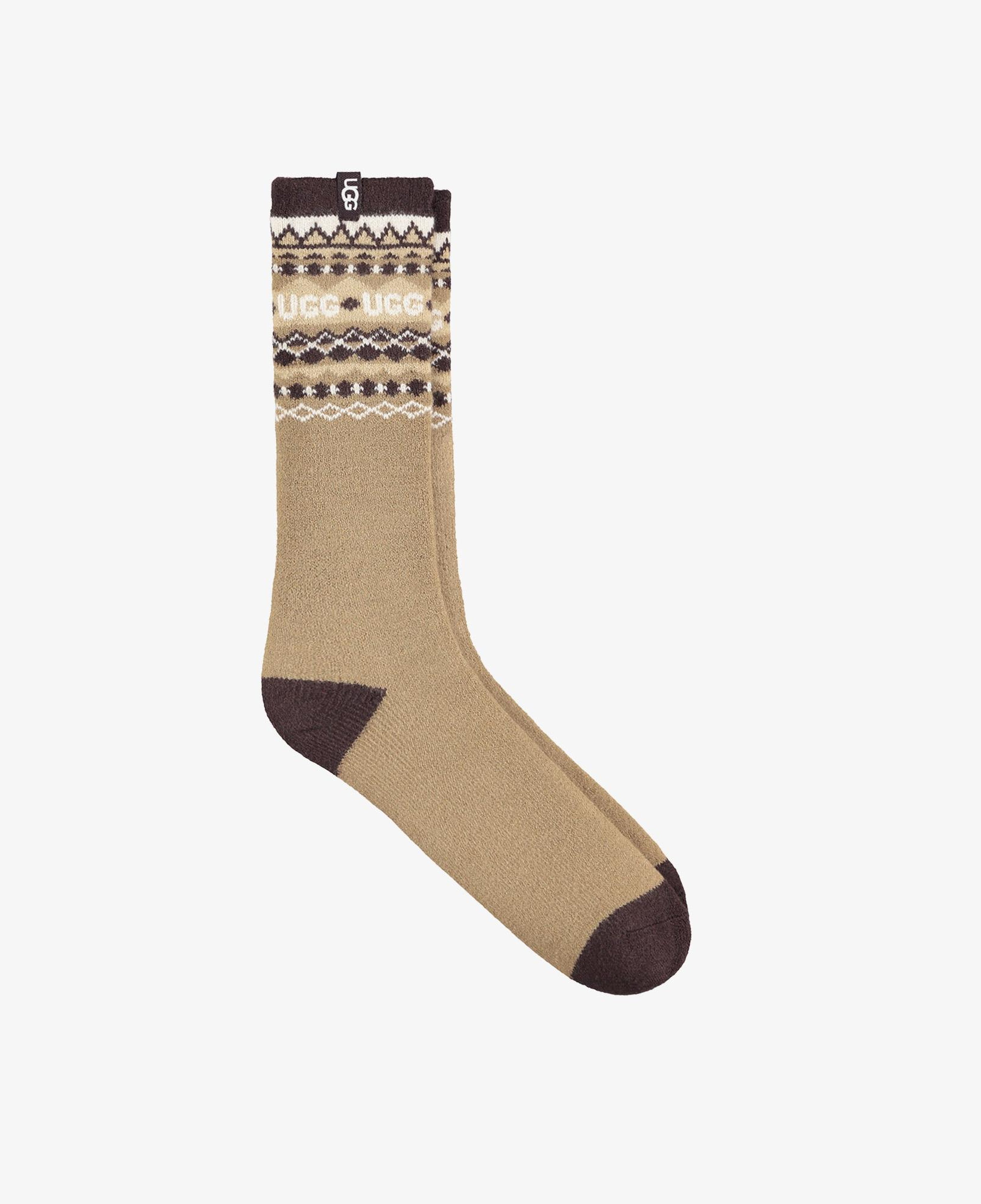 UGG Keavy Cozy Crew Unisex Kahverengi Çorap