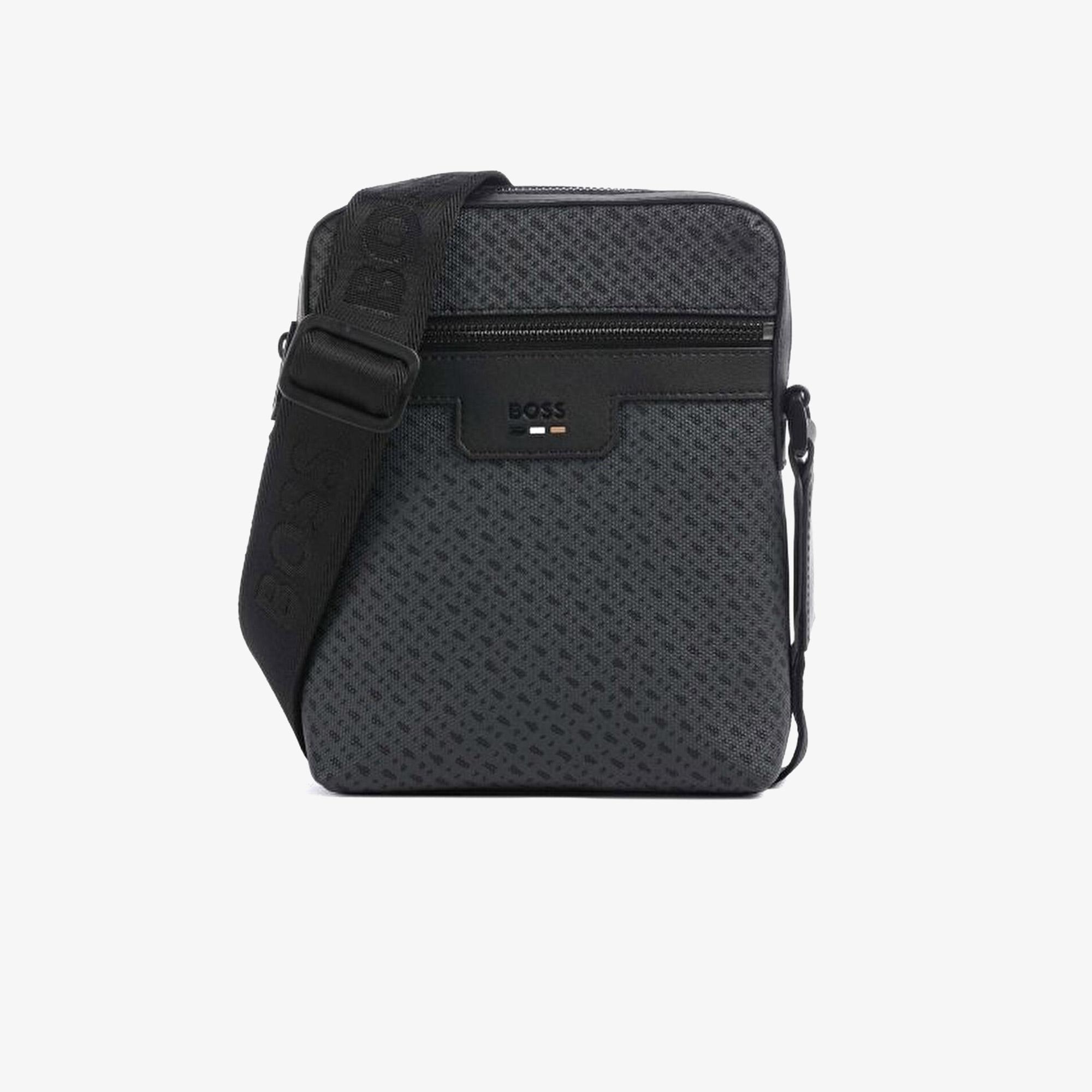 Boss Ray Zip Erkek Siyah Omuz Çantası