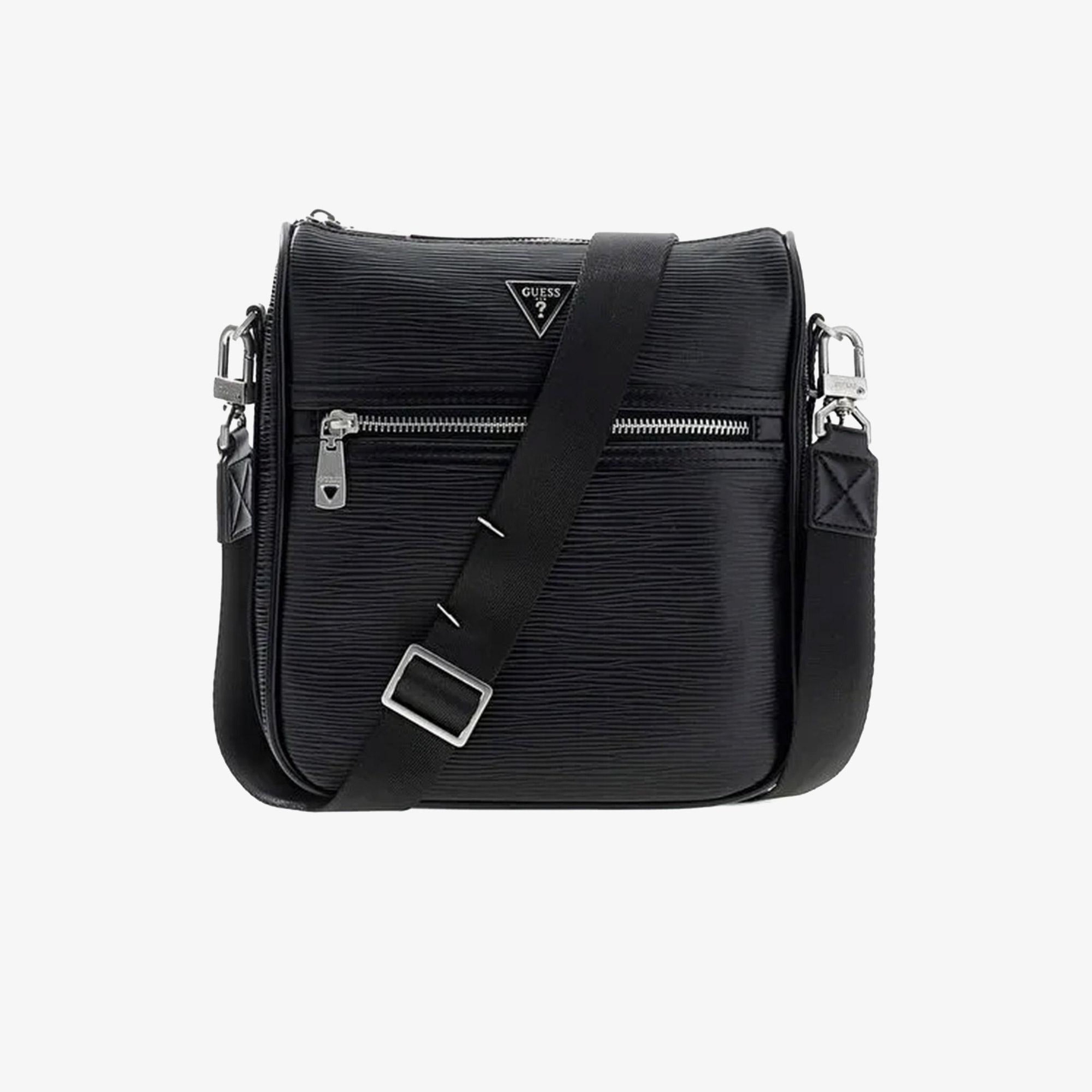 Guess Milano Erkek Çapraz Askılı Siyah Çanta