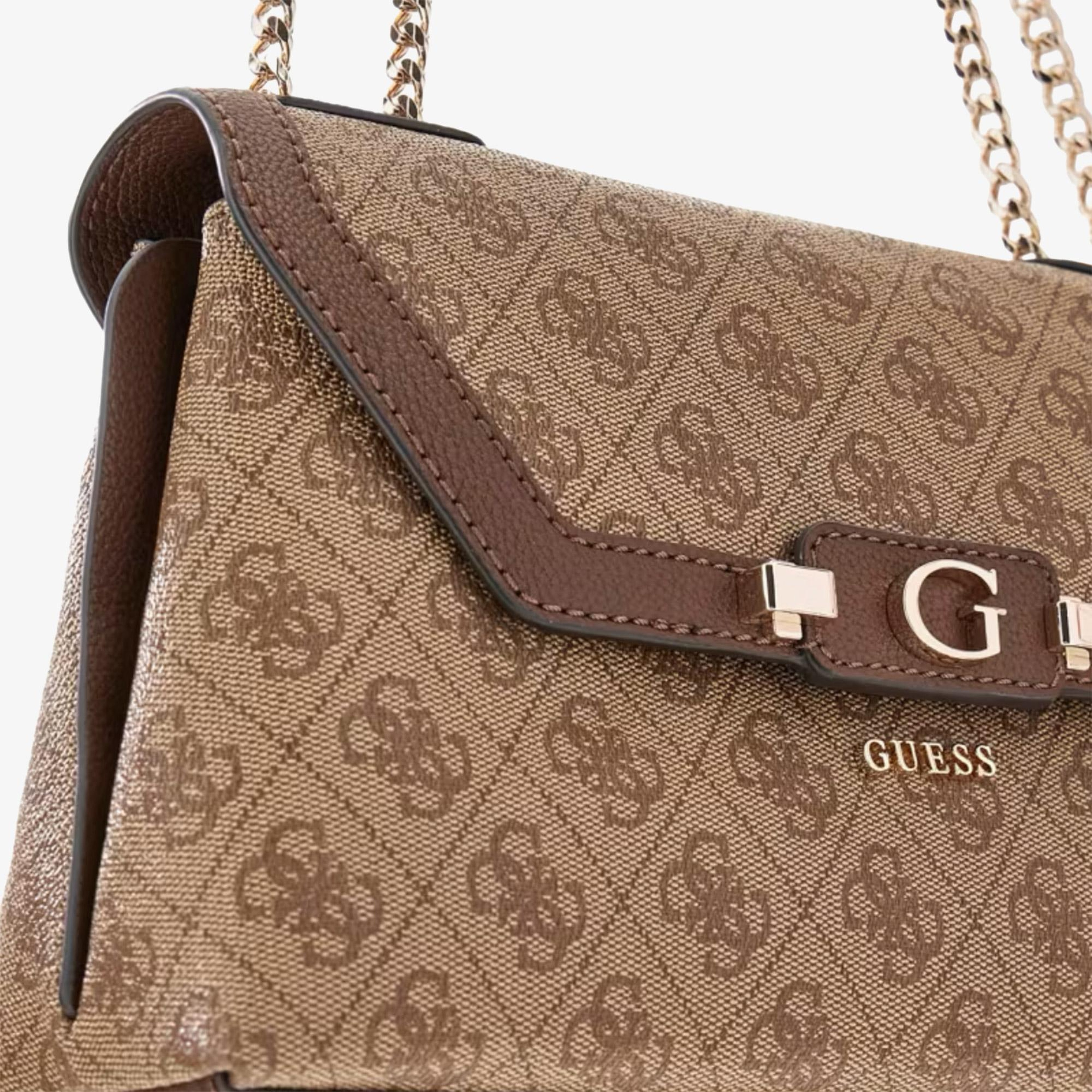 Guess Lindsey Kadın Kahverengi Omuz Çantası