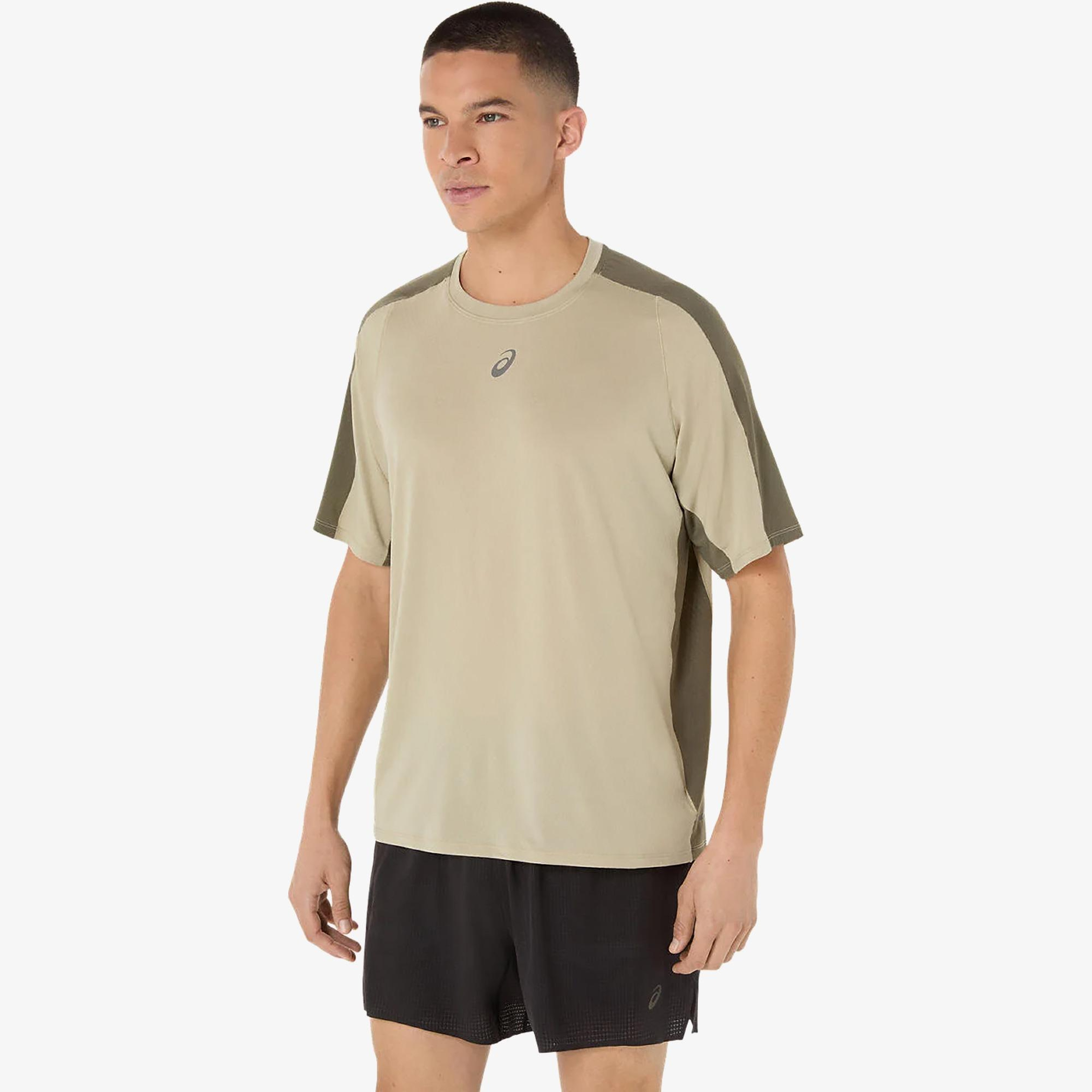 Asics Fujitrail Elite Ss Top Erkek Yeşil T-Shirt