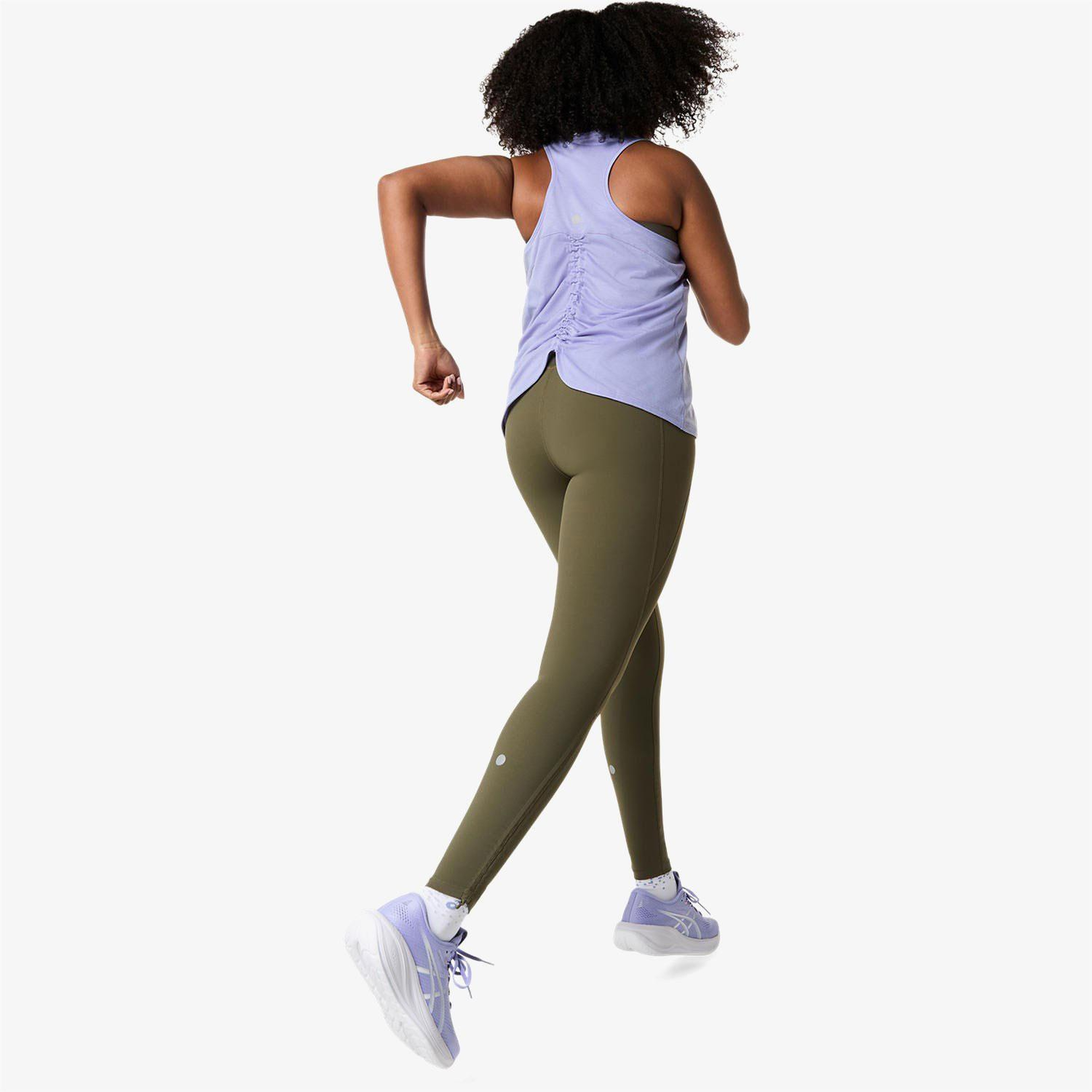 Asics Nagino Run Adjustable Tank Kadın Mor Koşu T-Shirt