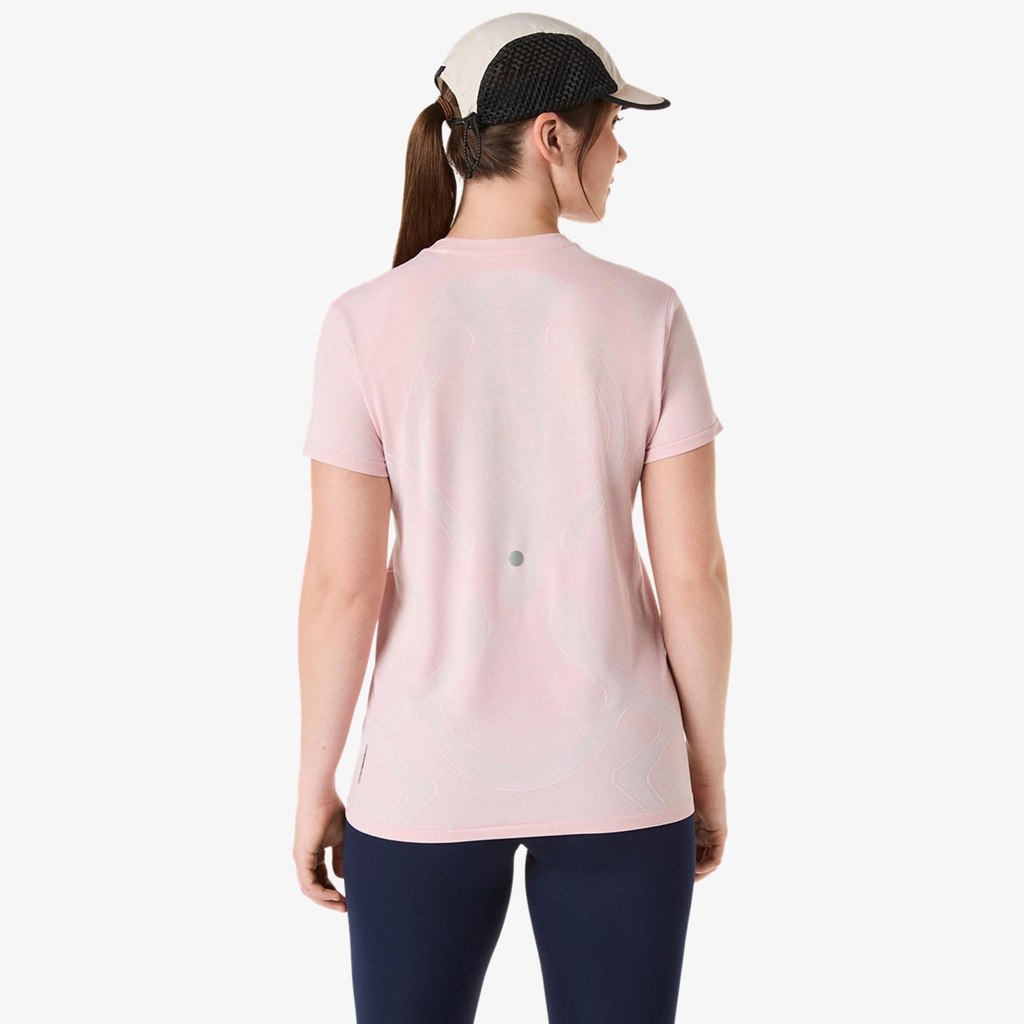 Asics Road Seamless Ss Top Kadın Turuncu Koşu Sweatshirt