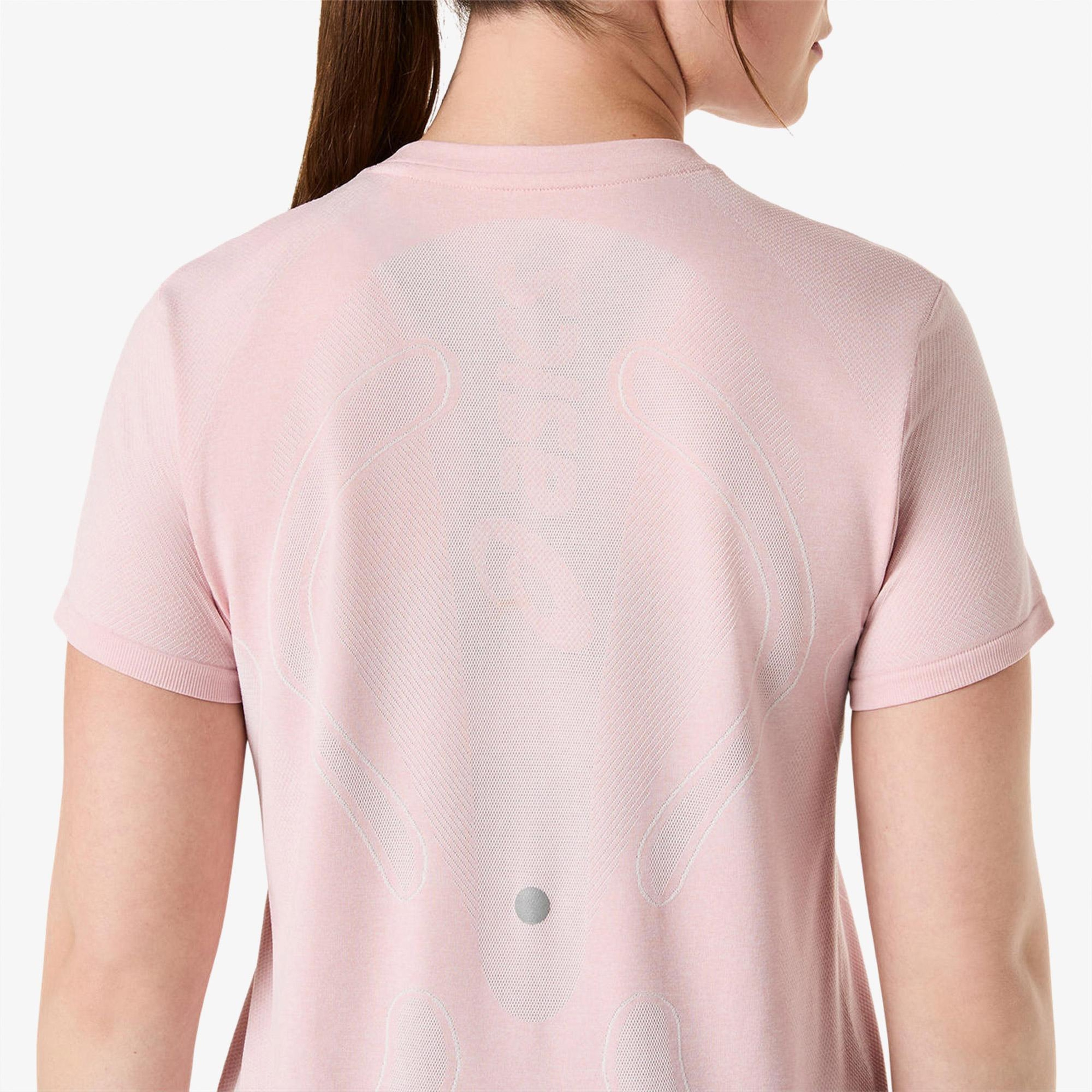 Asics Road Seamless Ss Top Kadın Turuncu Koşu Sweatshirt