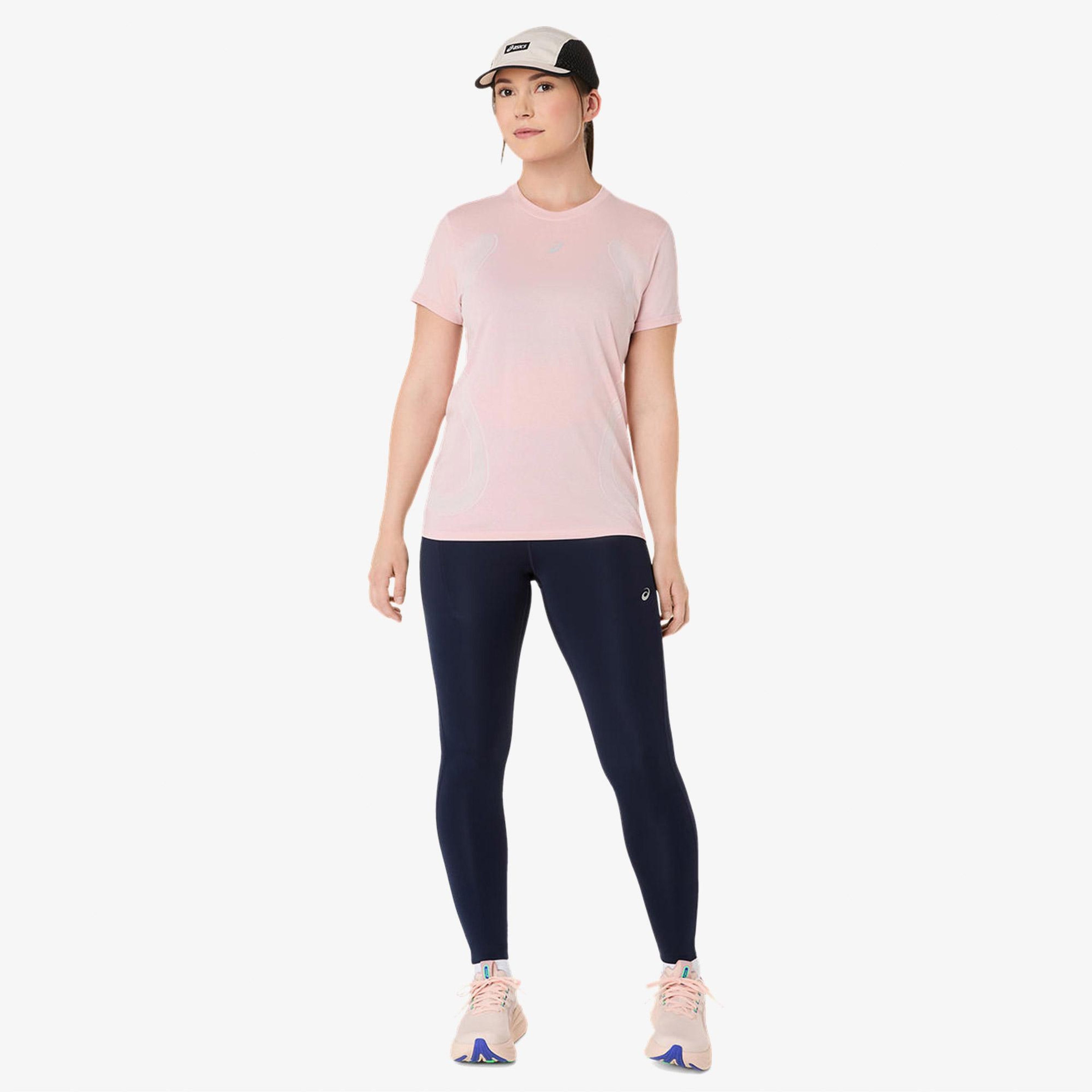 Asics Road Seamless Ss Top Kadın Turuncu Koşu Sweatshirt