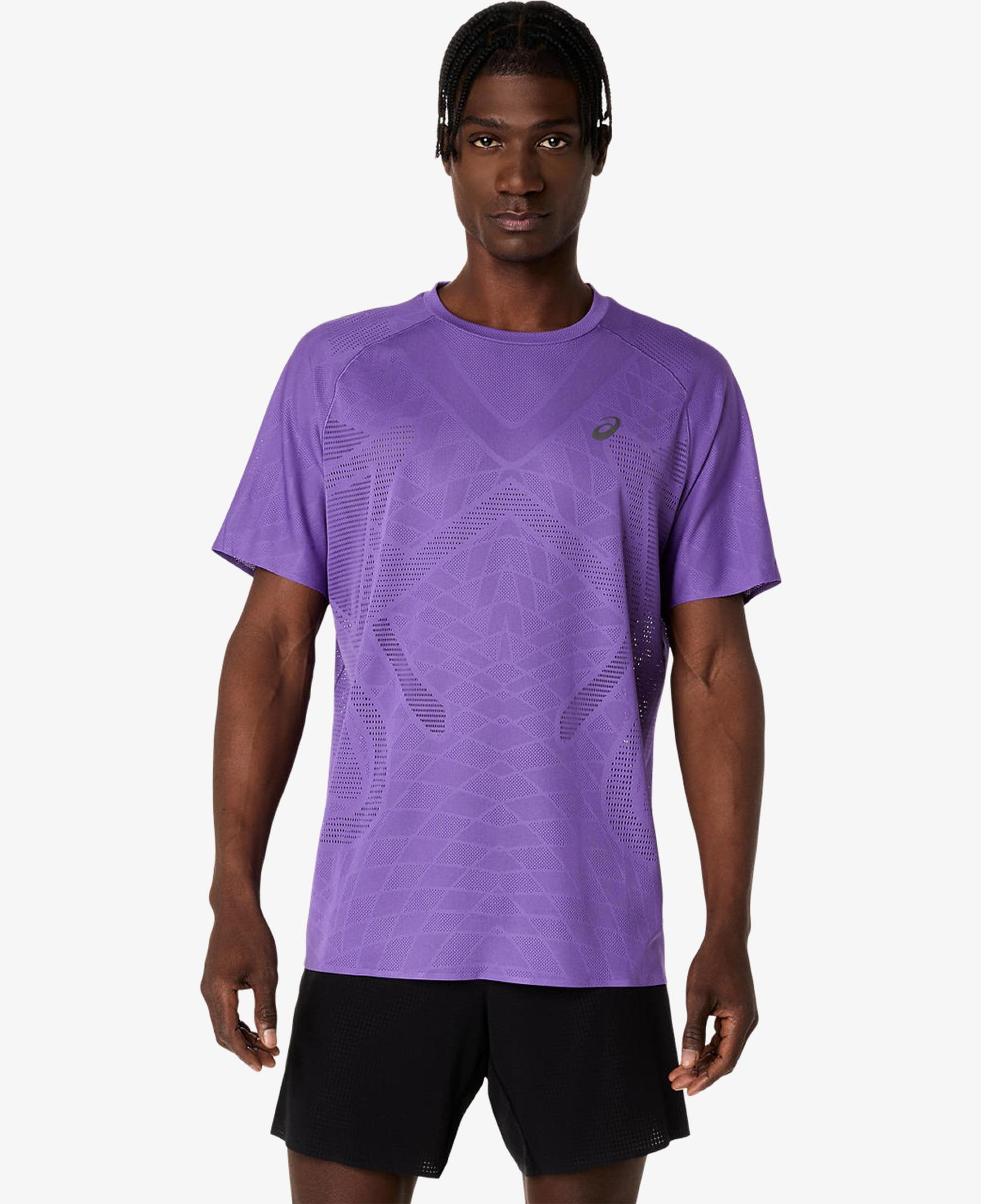 Asics Metarun Ss Top Erkek Krem T-Shirt