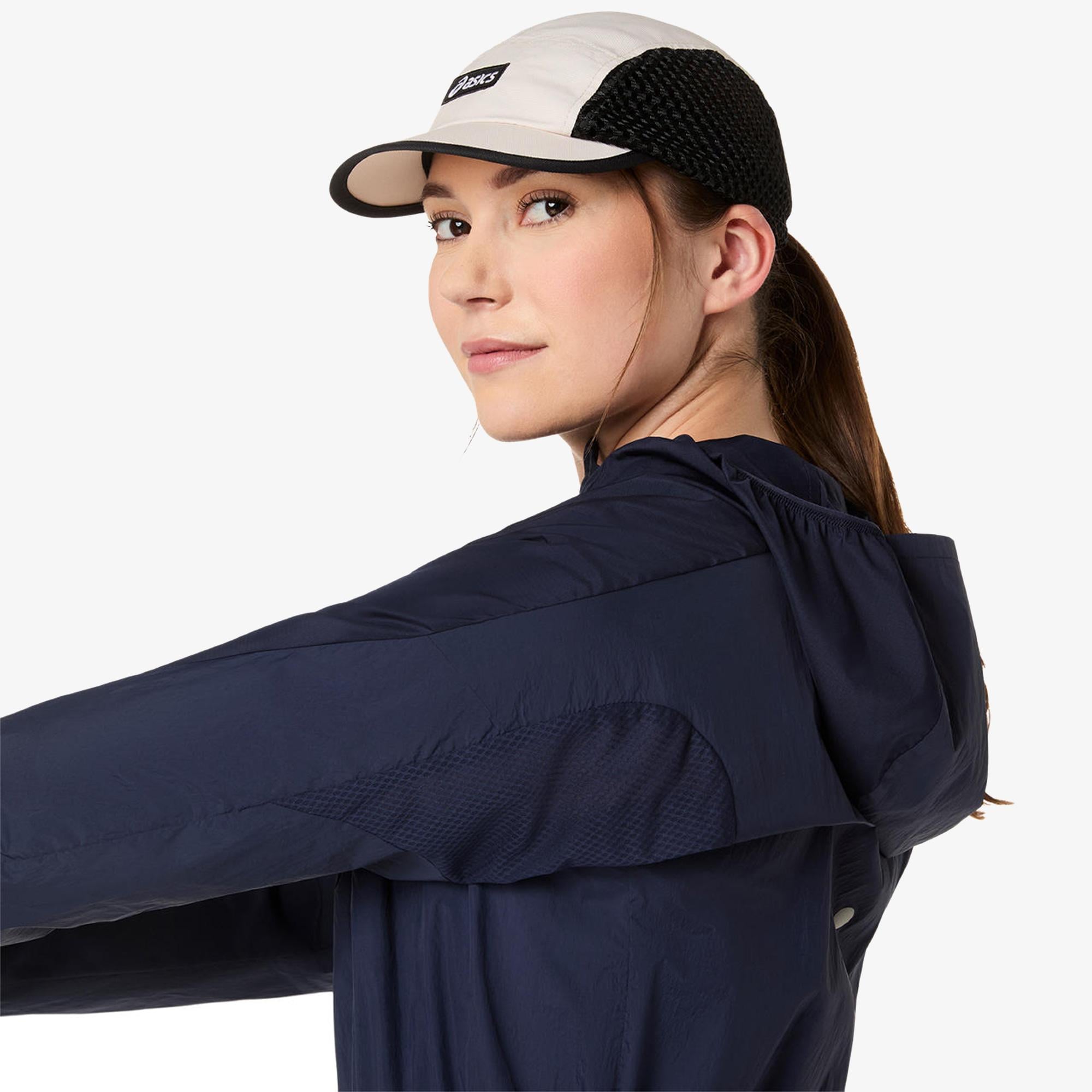 Asics Road Packable Kadın Siyah Koşu Ceket