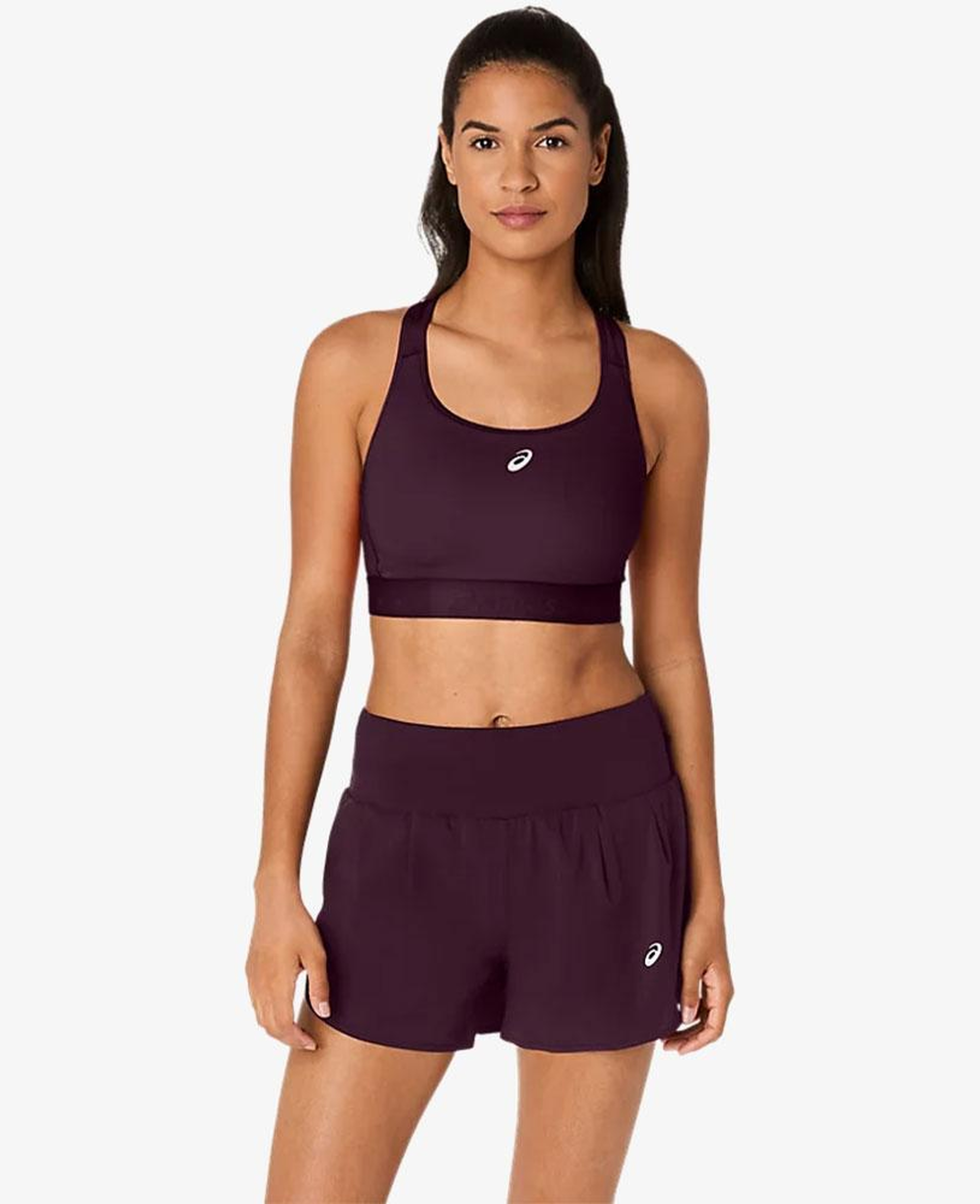 Asics Road Compression Kadın Mor Bra