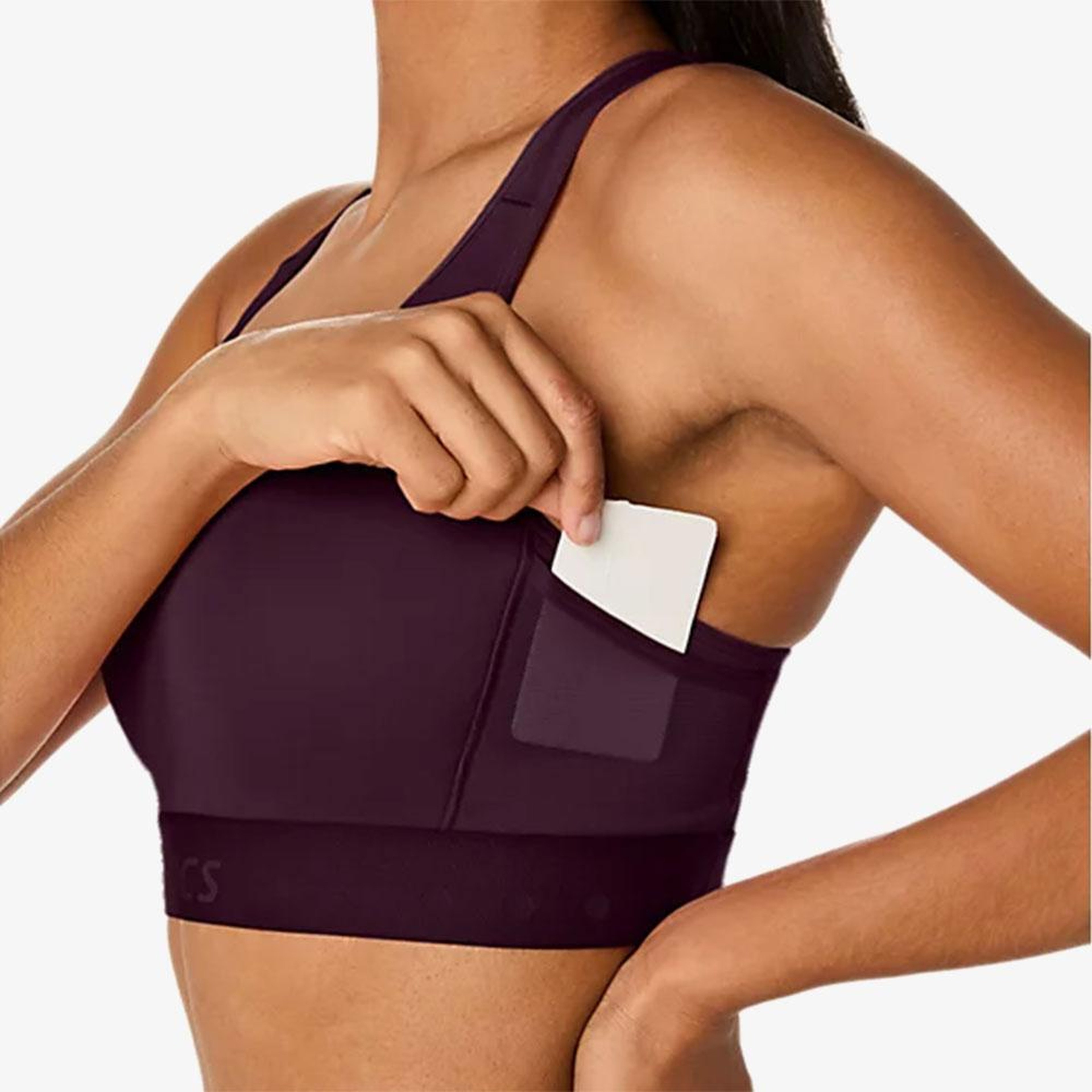 Asics Road Compression Kadın Mor Bra