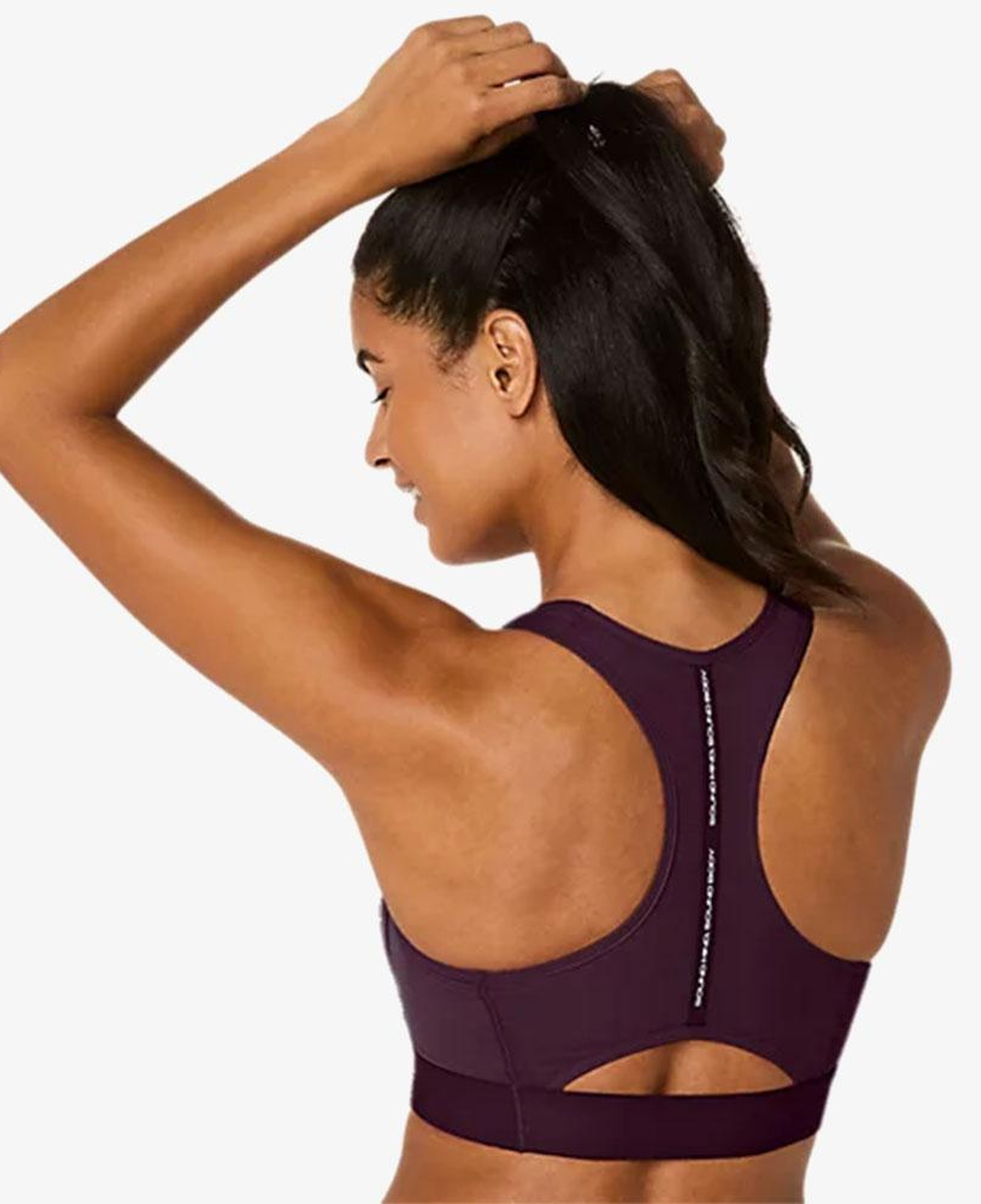 Asics Road Compression Kadın Mor Bra