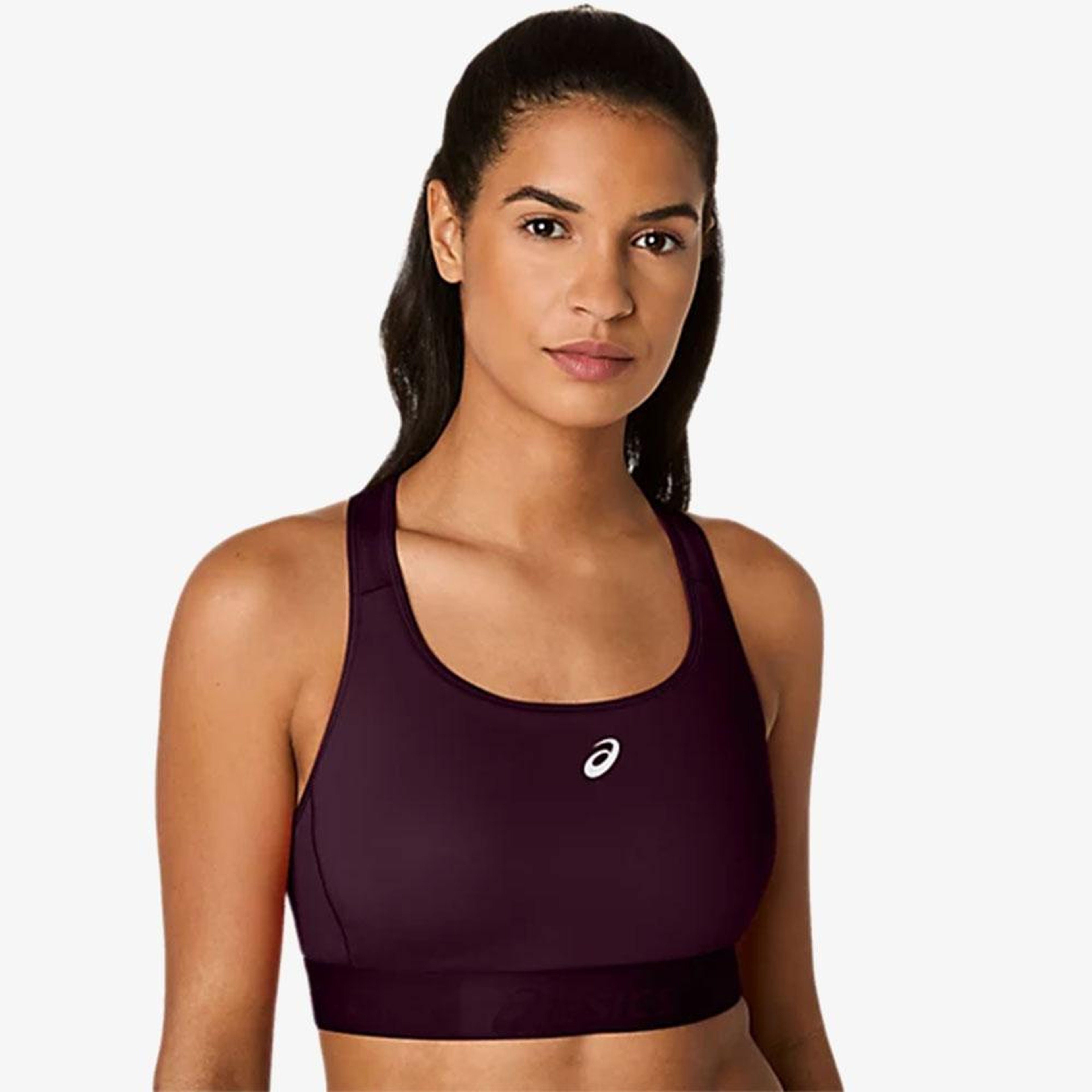 Asics Road Compression Kadın Mor Bra