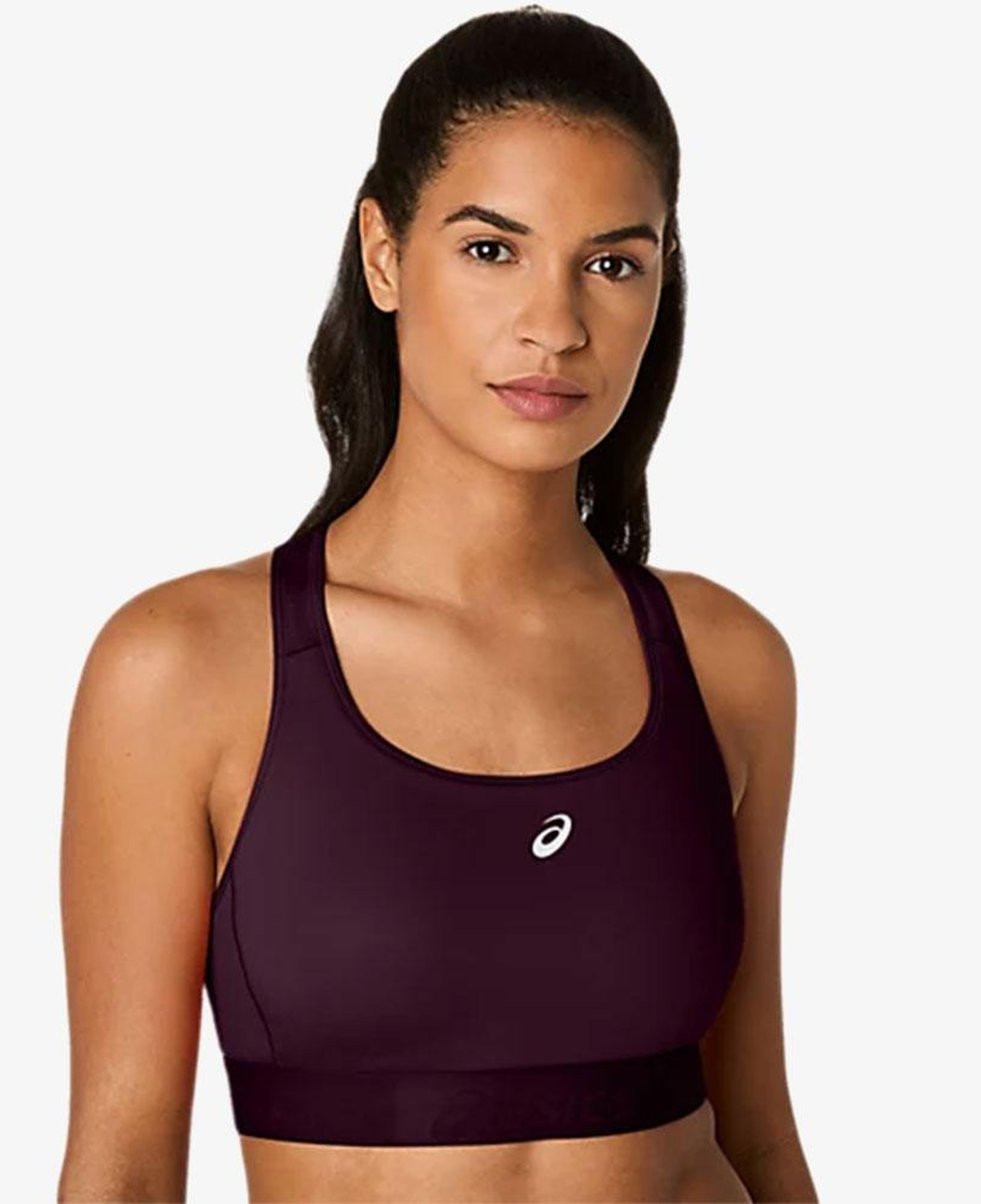 Asics Road Compression Kadın Mor Bra