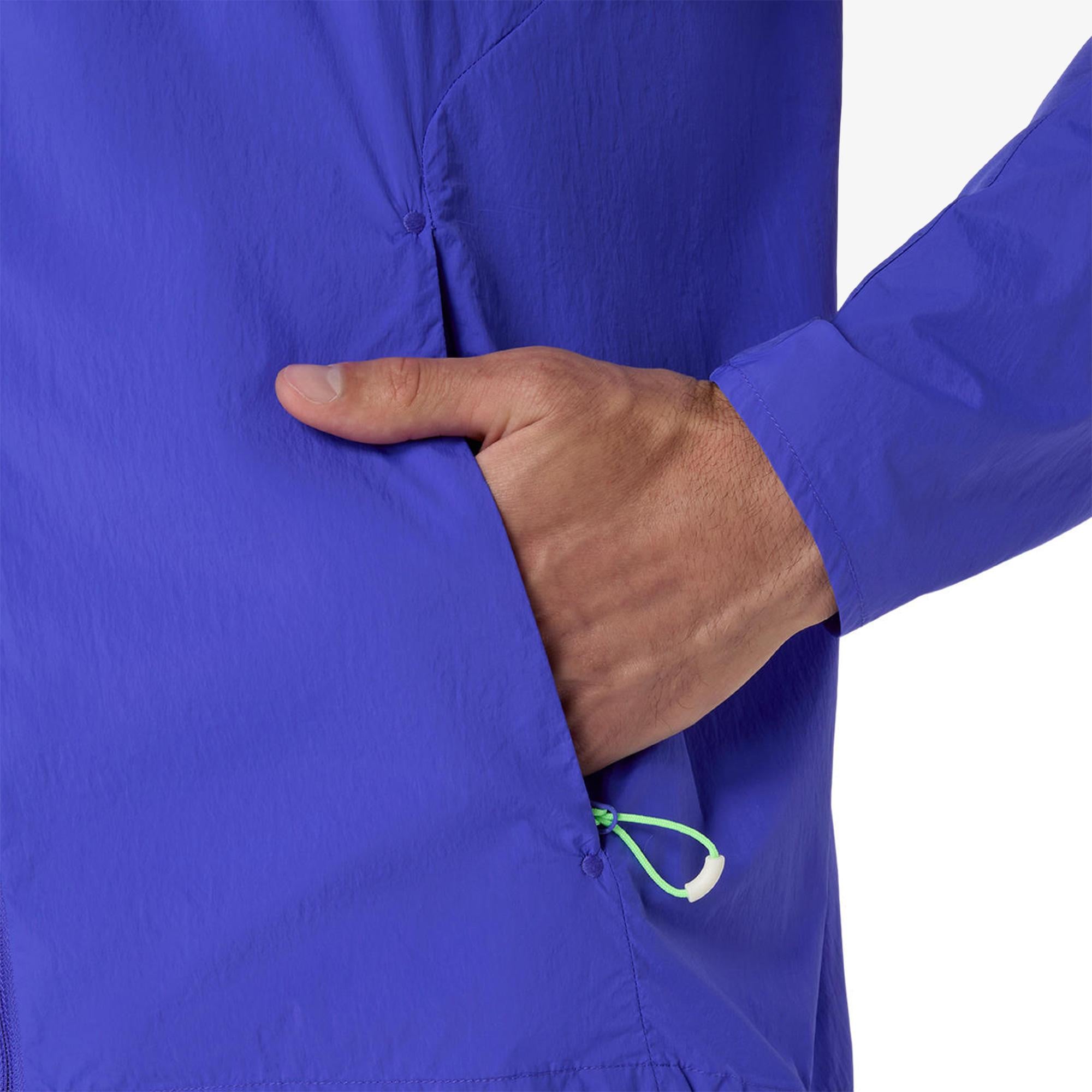Asics Road Packable Erkek Lacivert Koşu Ceket