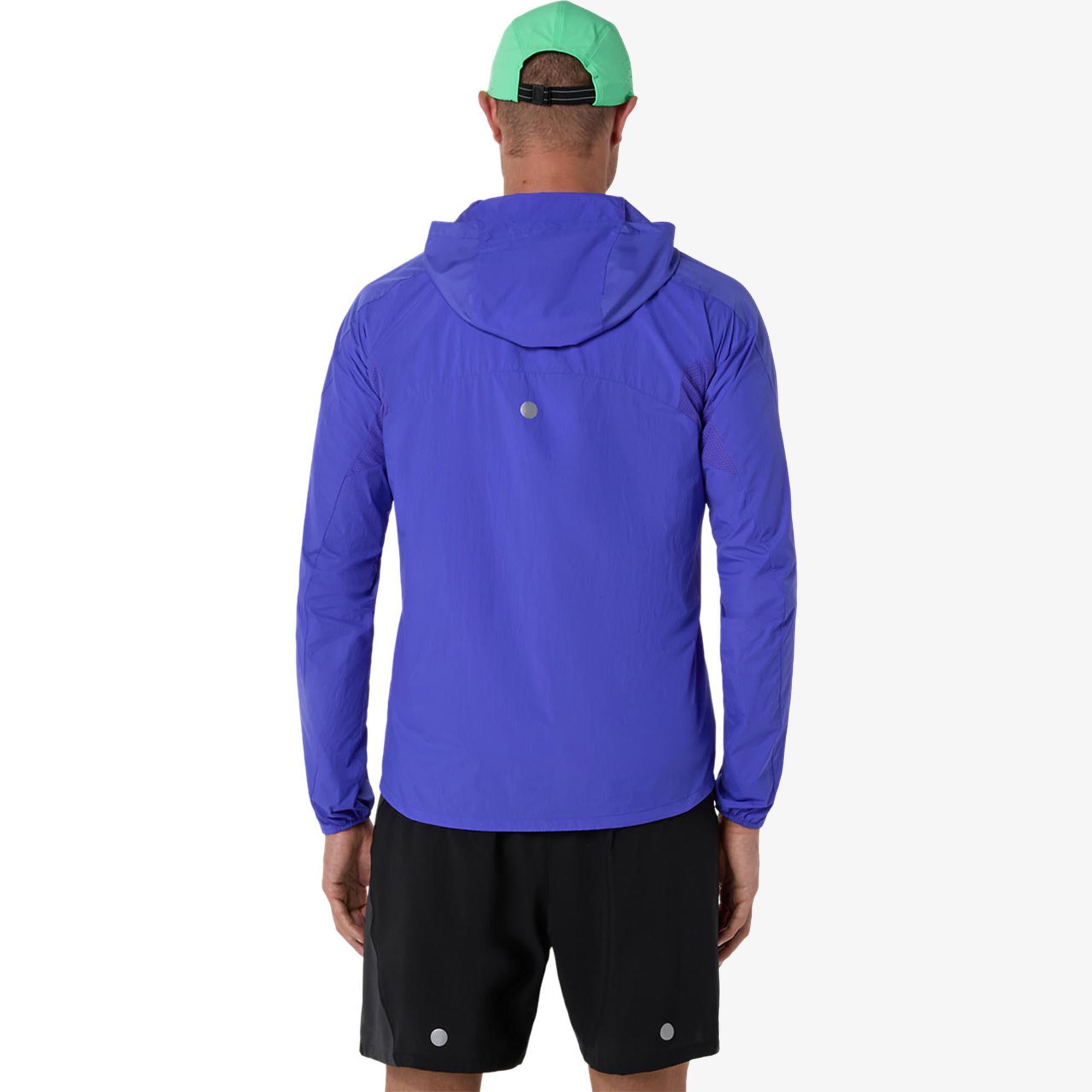 Asics Road Packable Erkek Lacivert Koşu Ceket