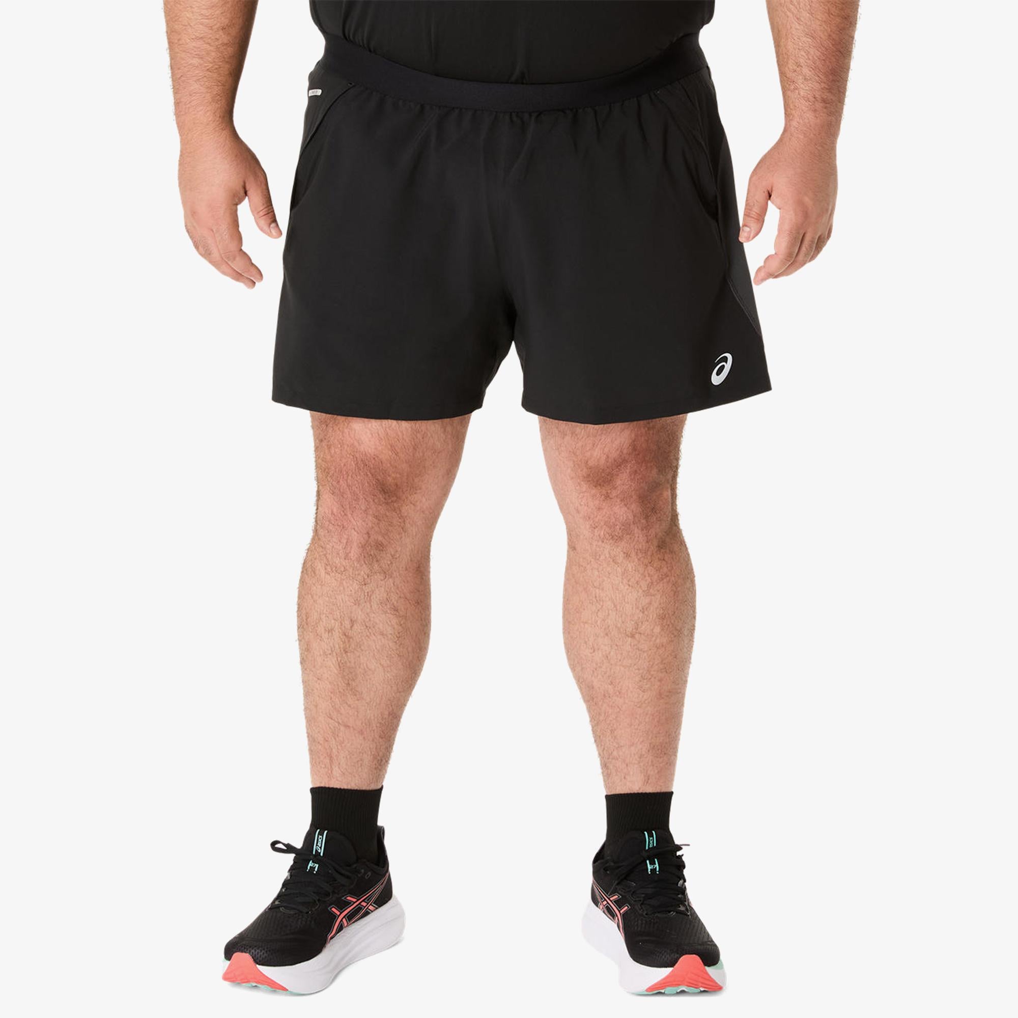 Asics Road 5 In Erkek Siyah Antrenman Şortu