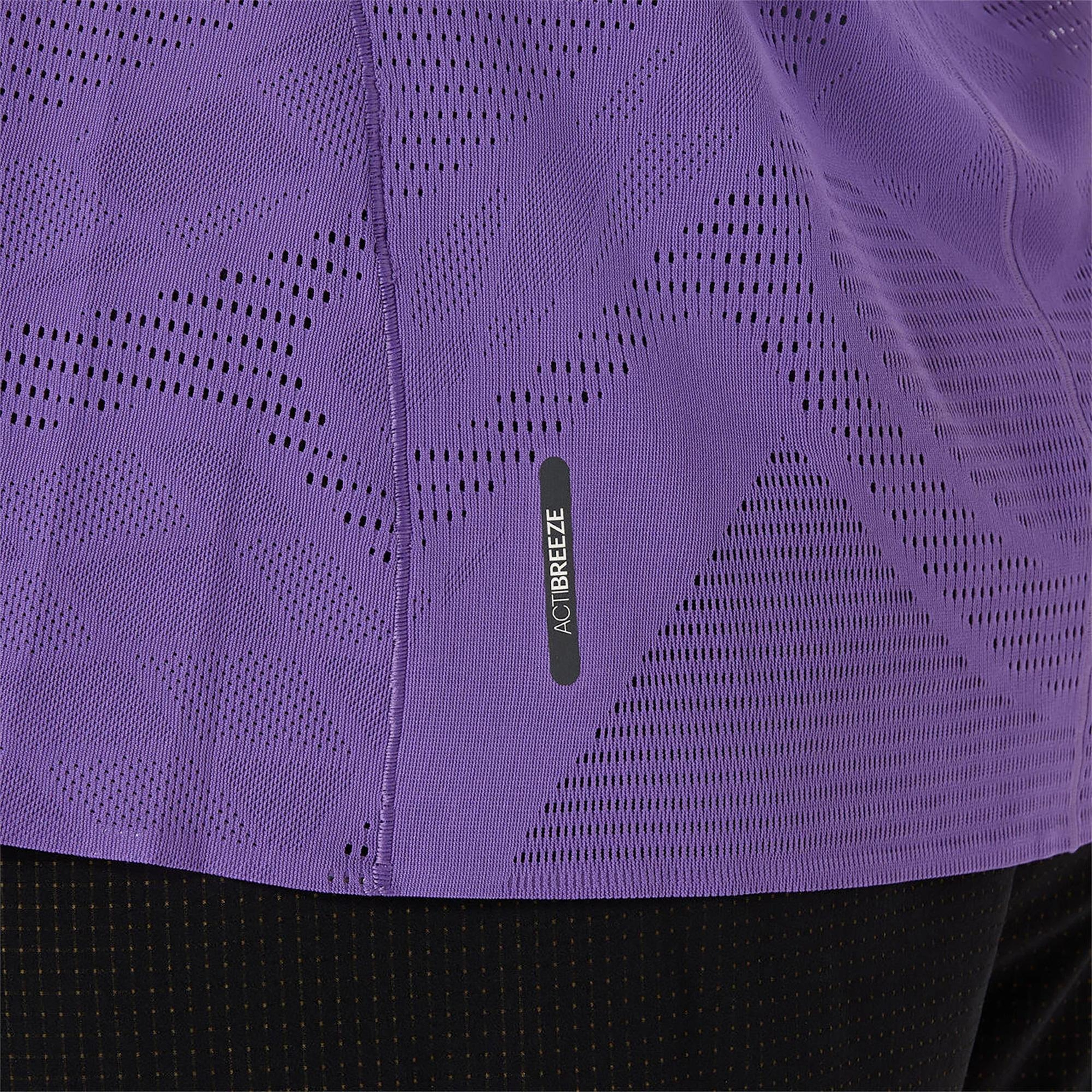 Asics Metarun Ss Top Kadın Mor T-Shirt
