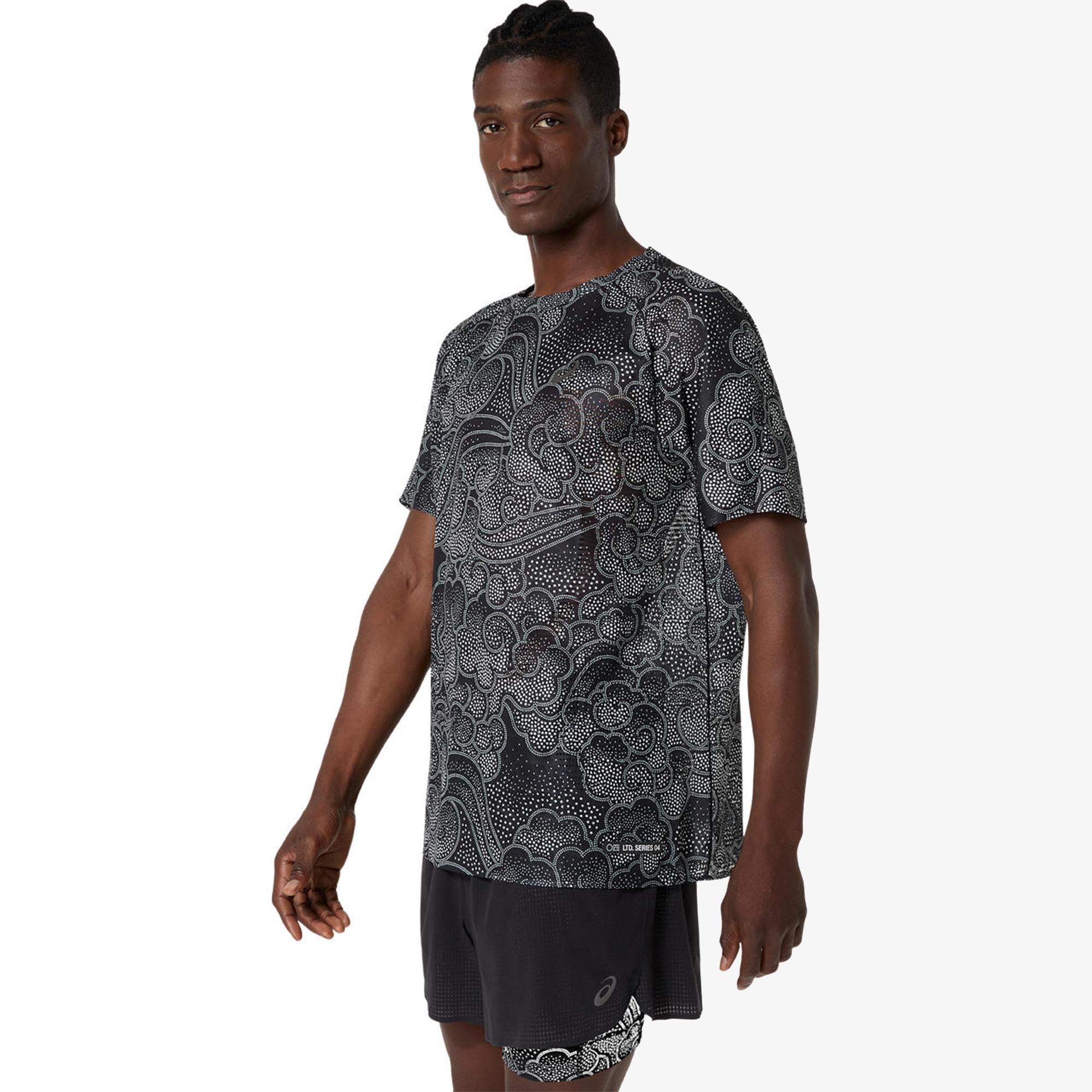 Asics Limited Series Metarun Ss Top Erkek Siyah Koşu T-Shirt