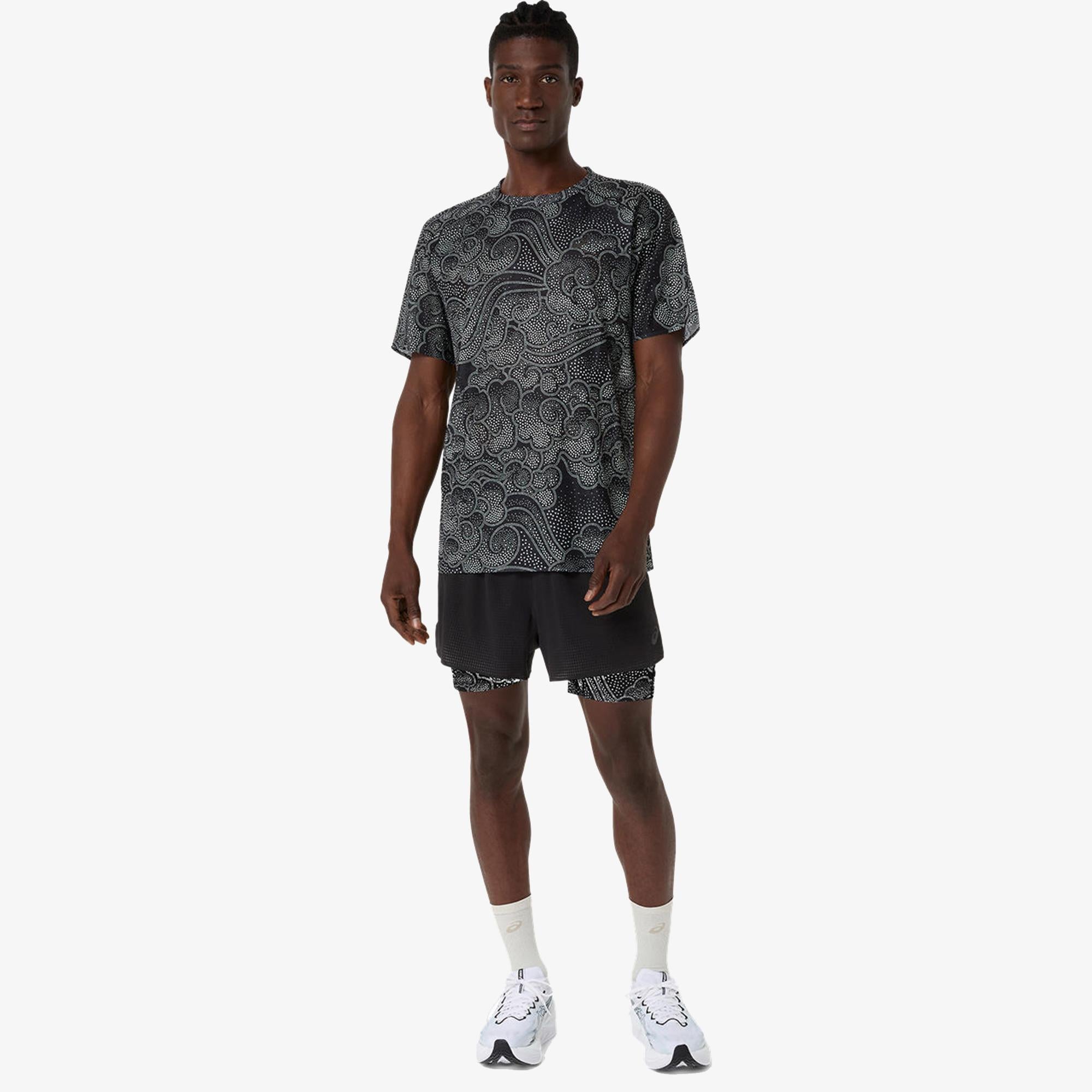 Asics Limited Series Metarun Ss Top Erkek Siyah Koşu T-Shirt