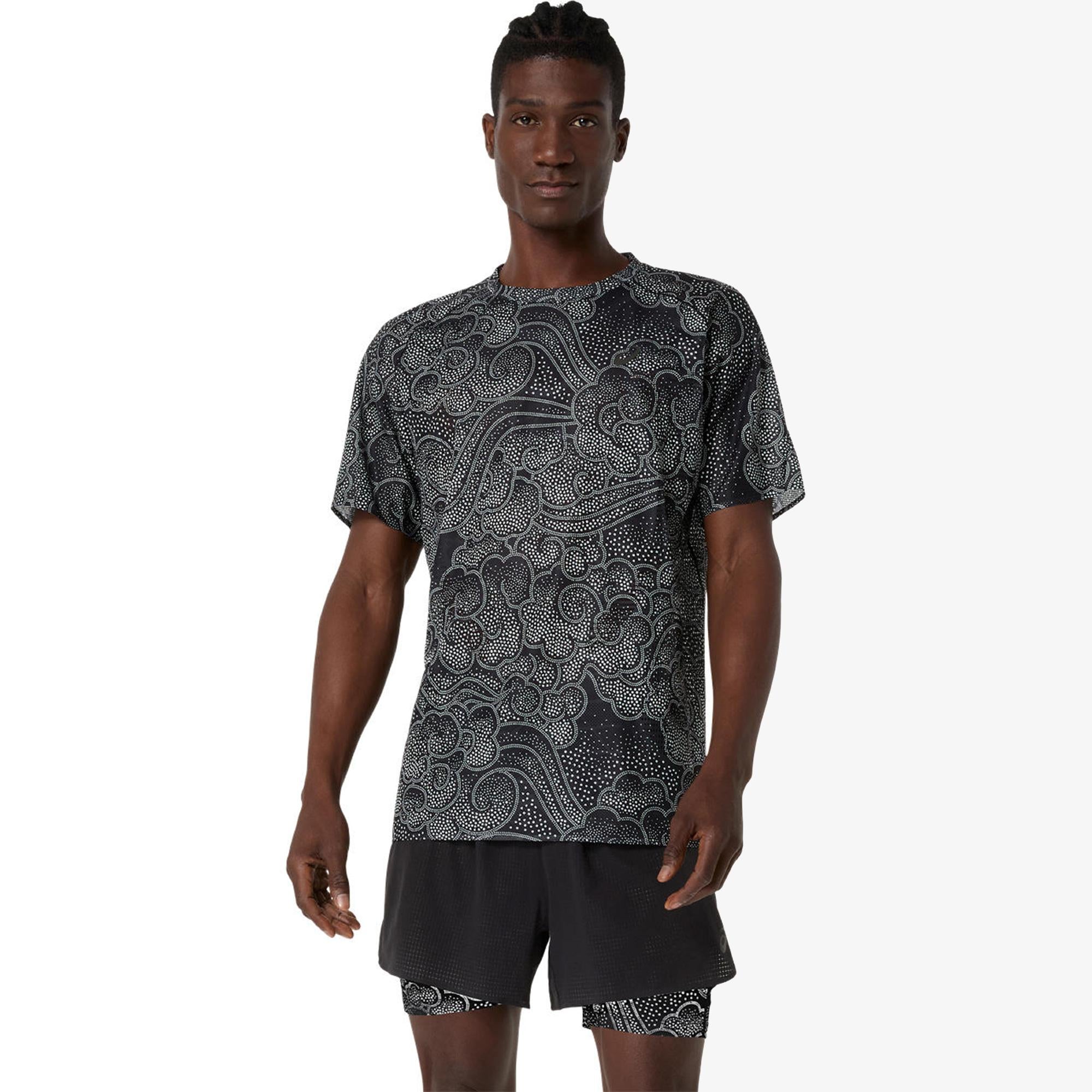 Asics Limited Series Metarun Ss Top Erkek Siyah Koşu T-Shirt