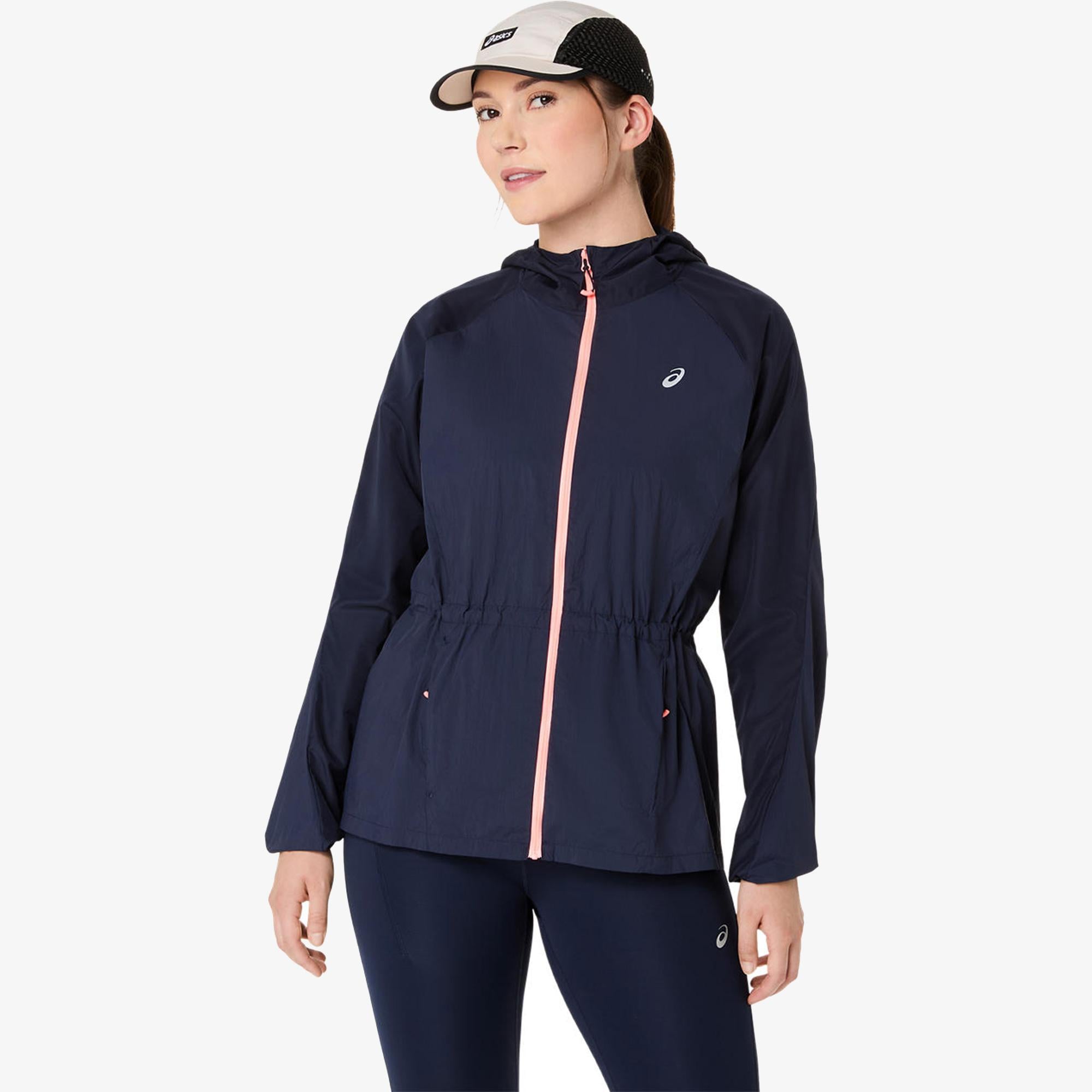 Asics Road Packable Kadın Siyah Koşu Ceket