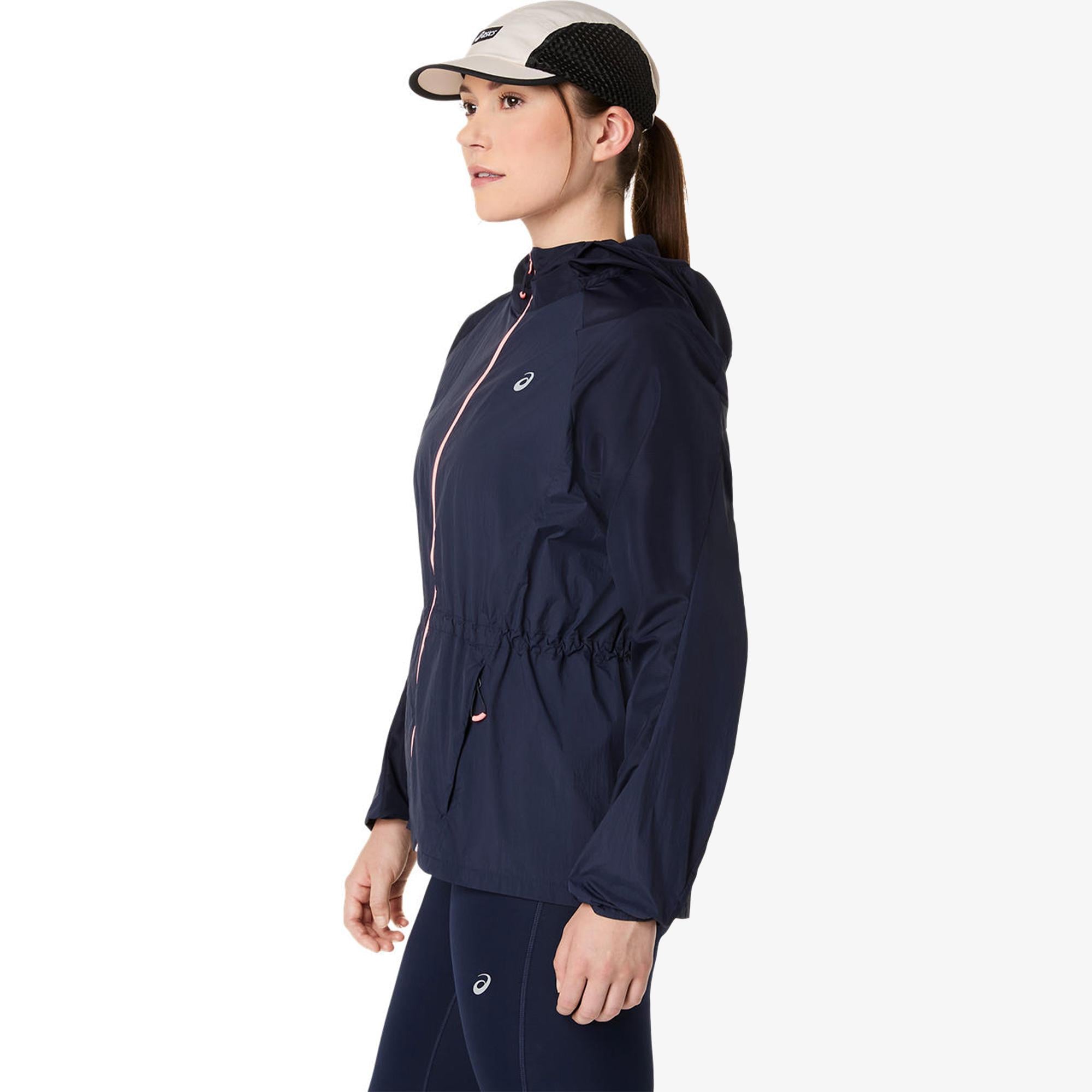 Asics Road Packable Kadın Siyah Koşu Ceket