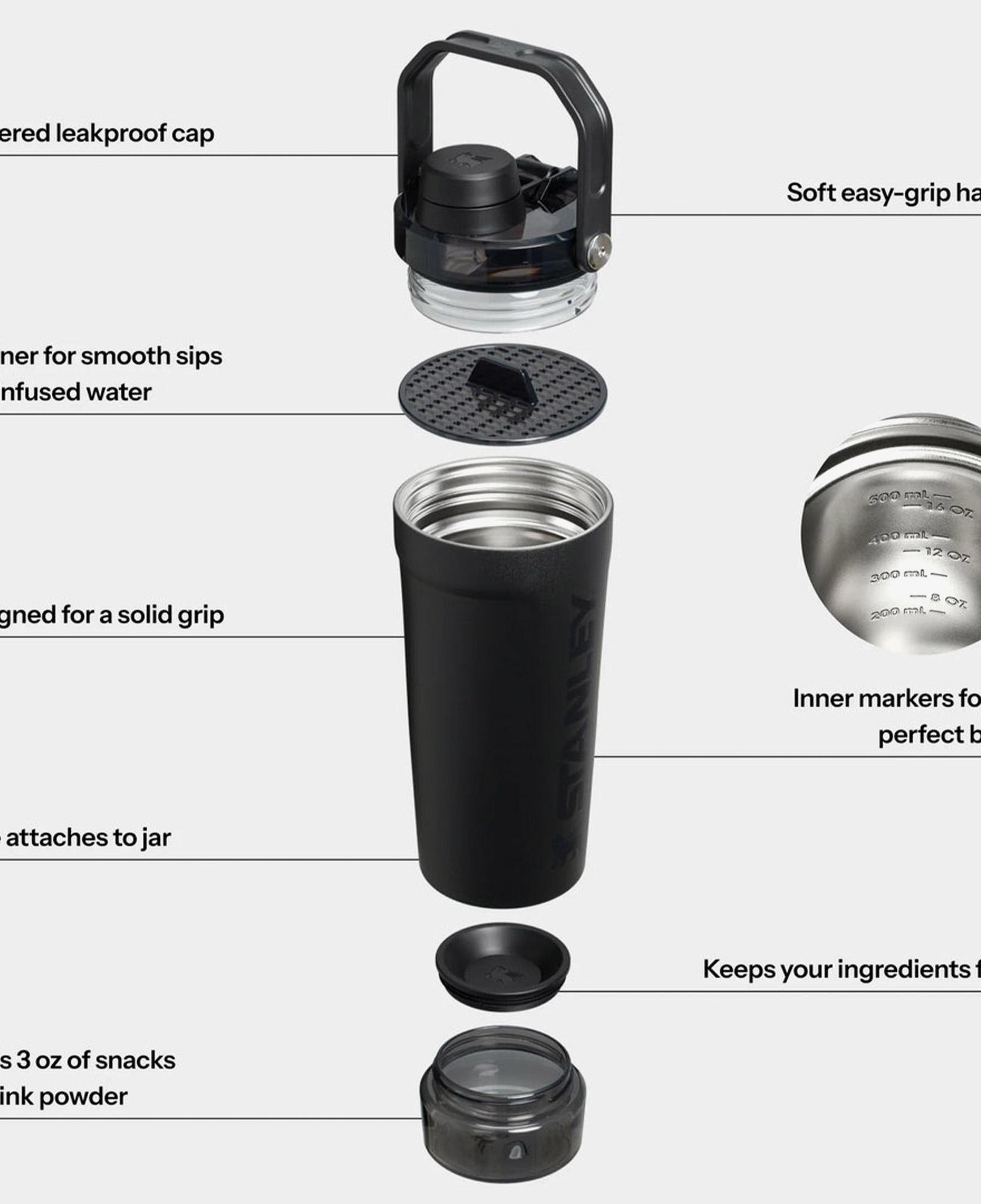 Stanley The Vitalize 0.59L 20oz Siyah Shaker