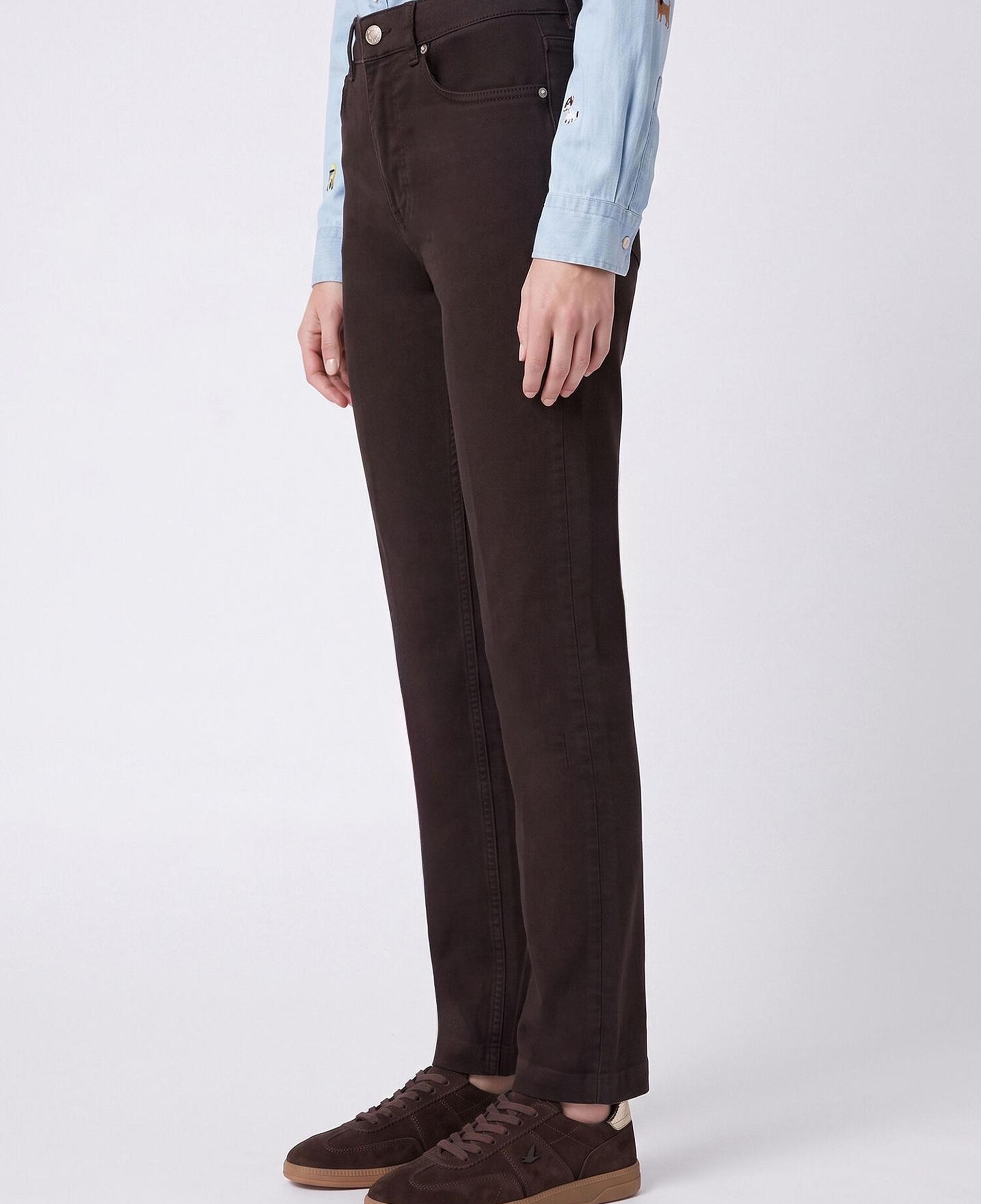 Beymen Club Kadın Mürdüm Straight Leg Jean Pantolon