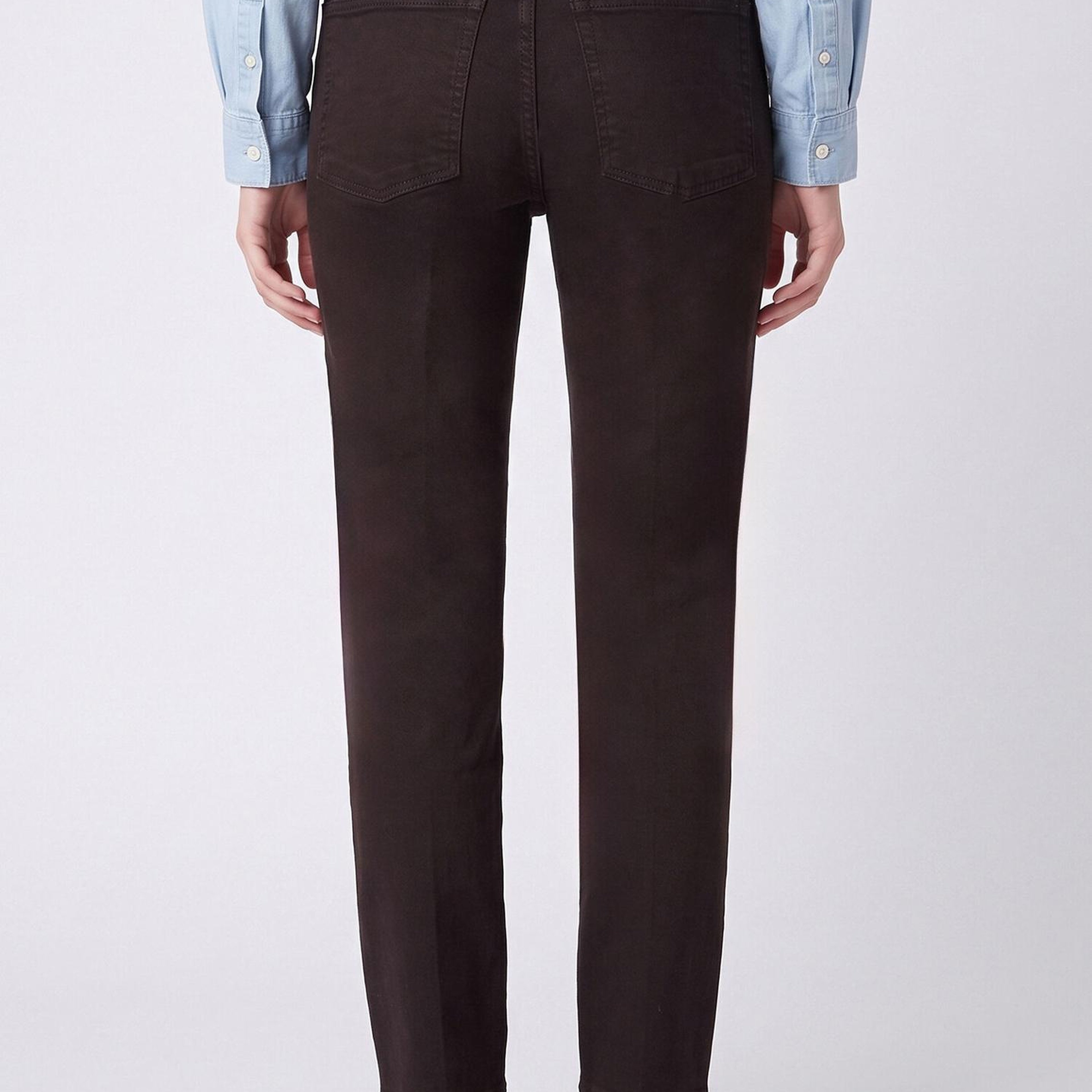 Beymen Club Kadın Mürdüm Straight Leg Jean Pantolon
