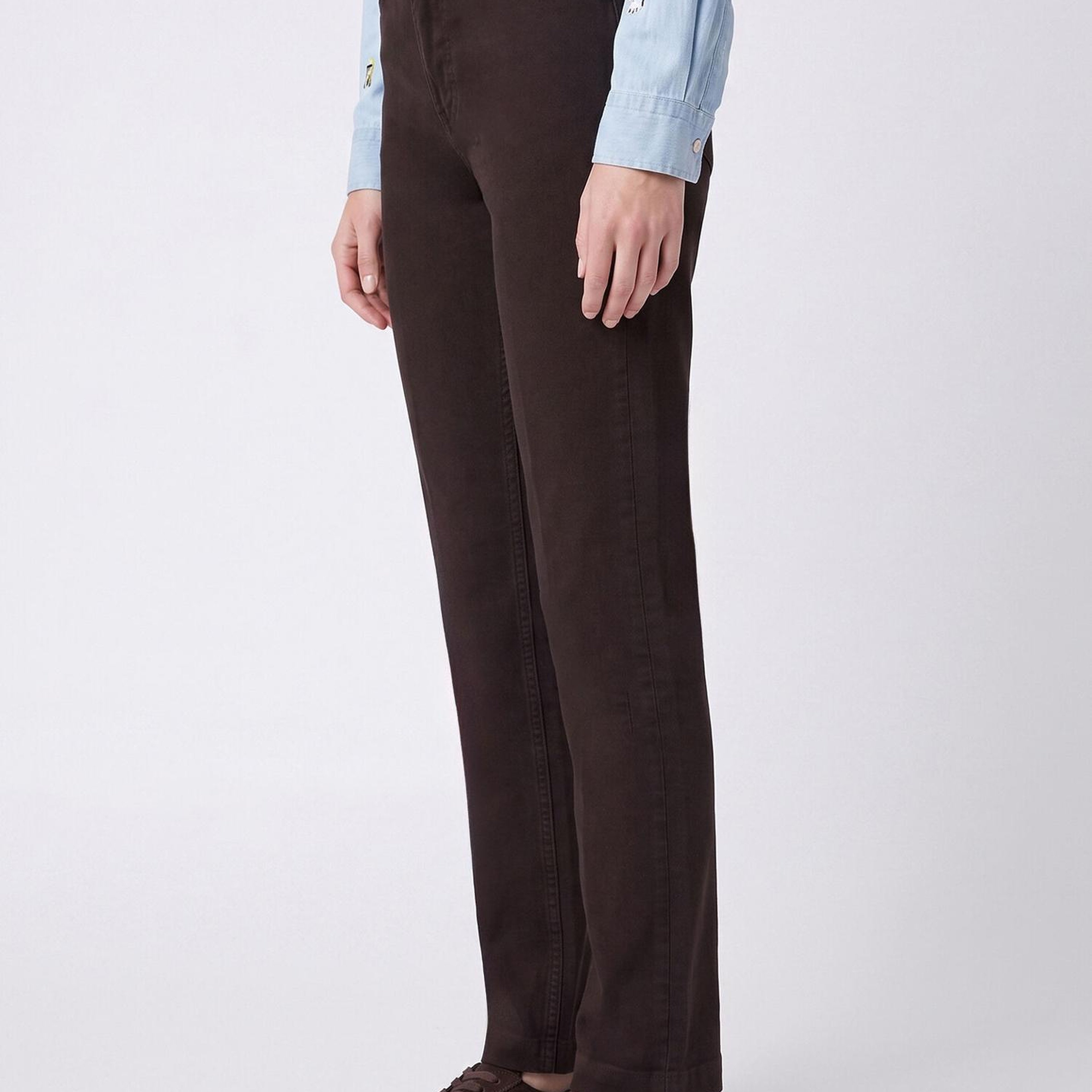 Beymen Club Kadın Mürdüm Straight Leg Jean Pantolon