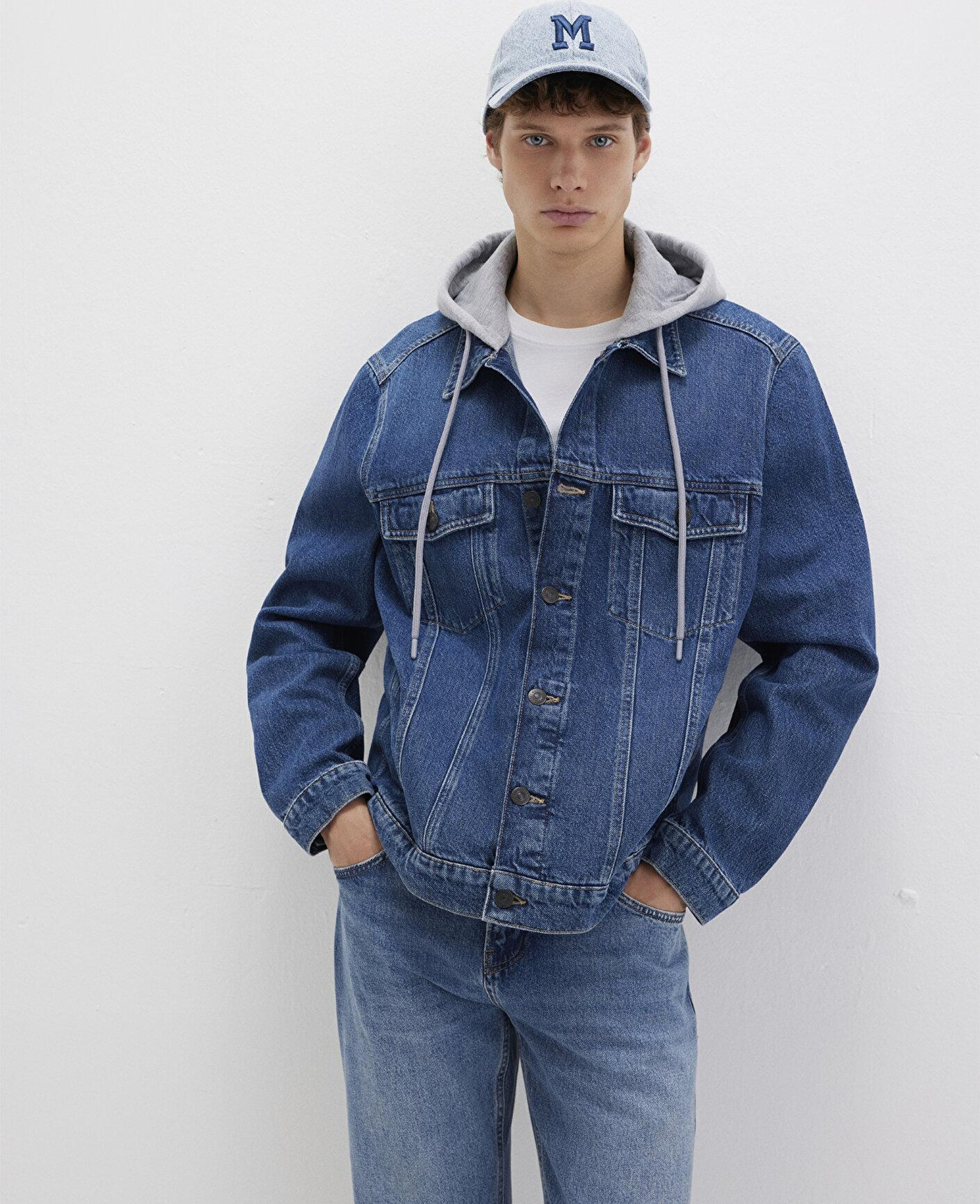 Mavi Brandon 90lar Vintage Koyu Mavi Jean Ceket 0112808-90839