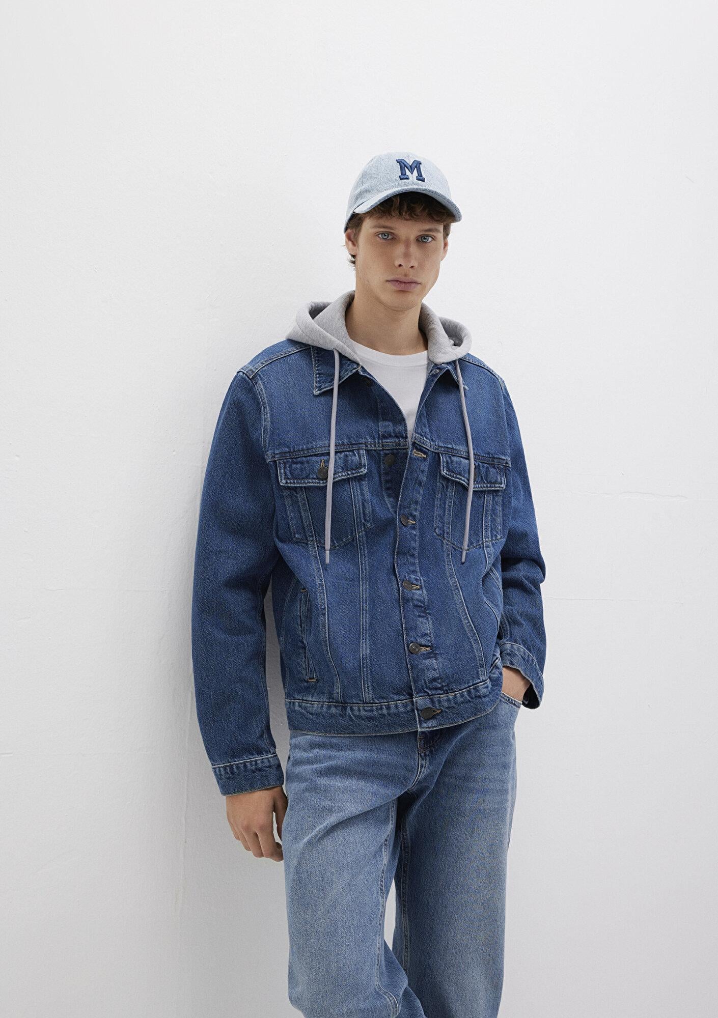 Mavi Brandon 90lar Vintage Koyu Mavi Jean Ceket 0112808-90839