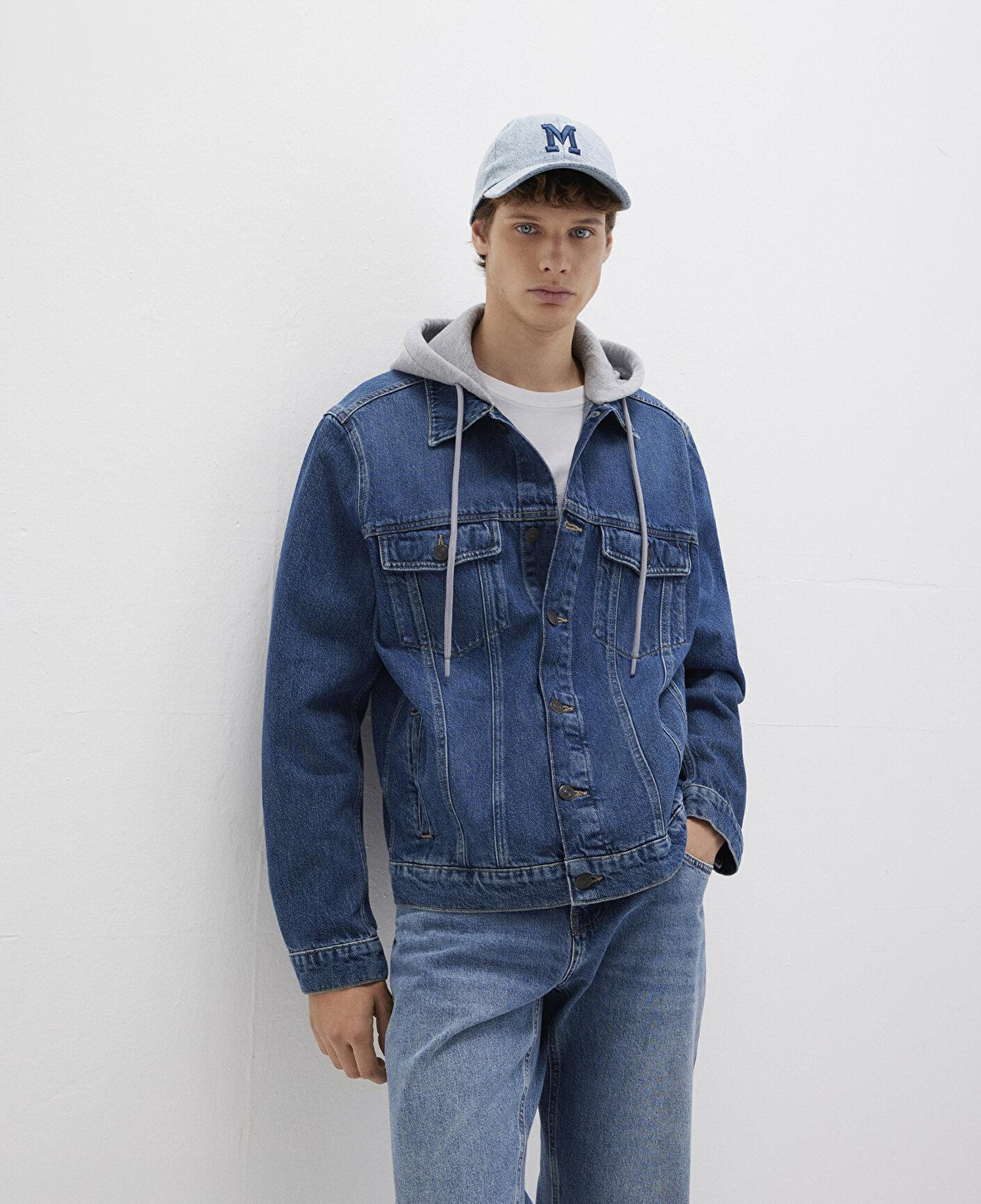 Mavi Brandon 90lar Vintage Koyu Mavi Jean Ceket 0112808-90839