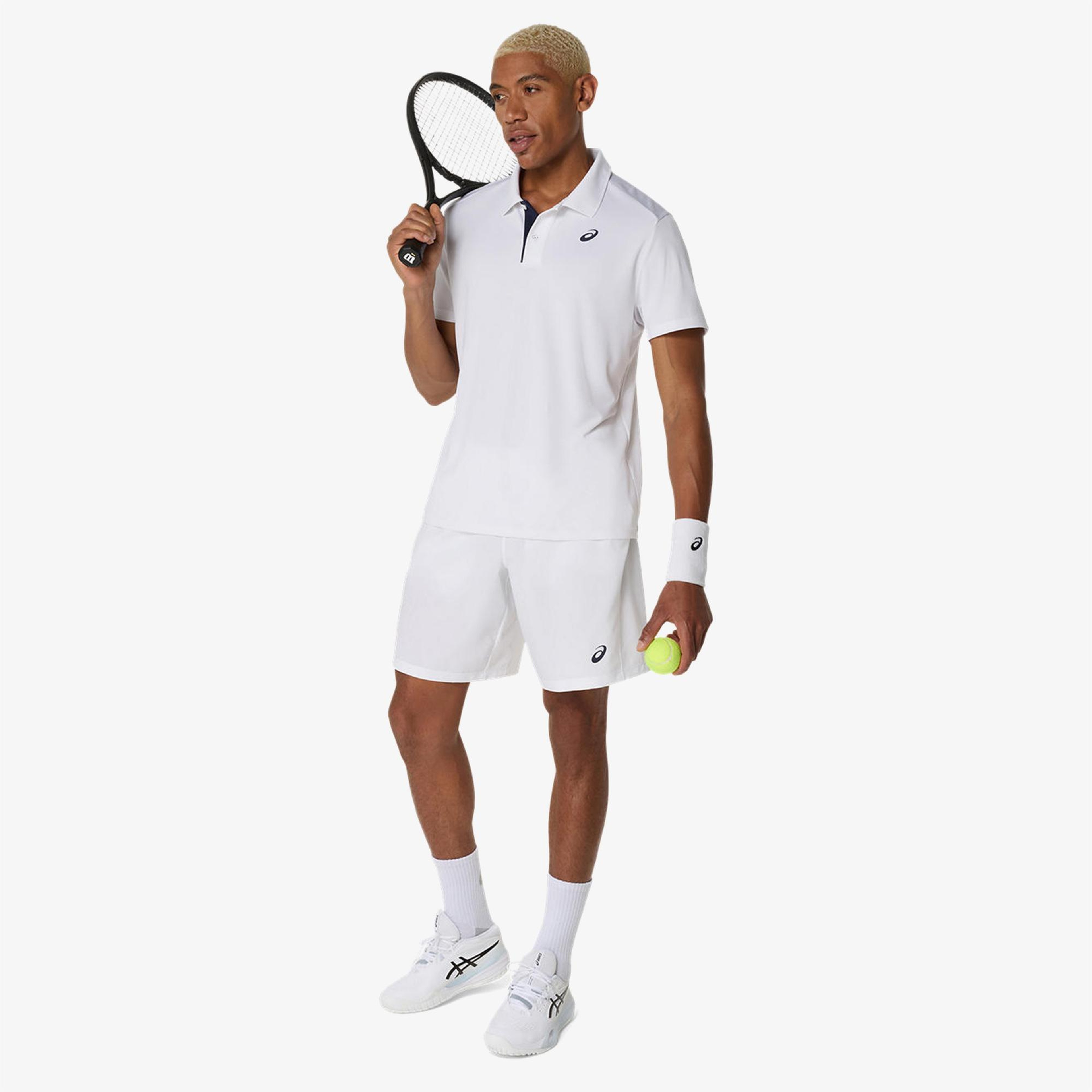 Asics Court 9in Erkek Beyaz Tenis Şortu