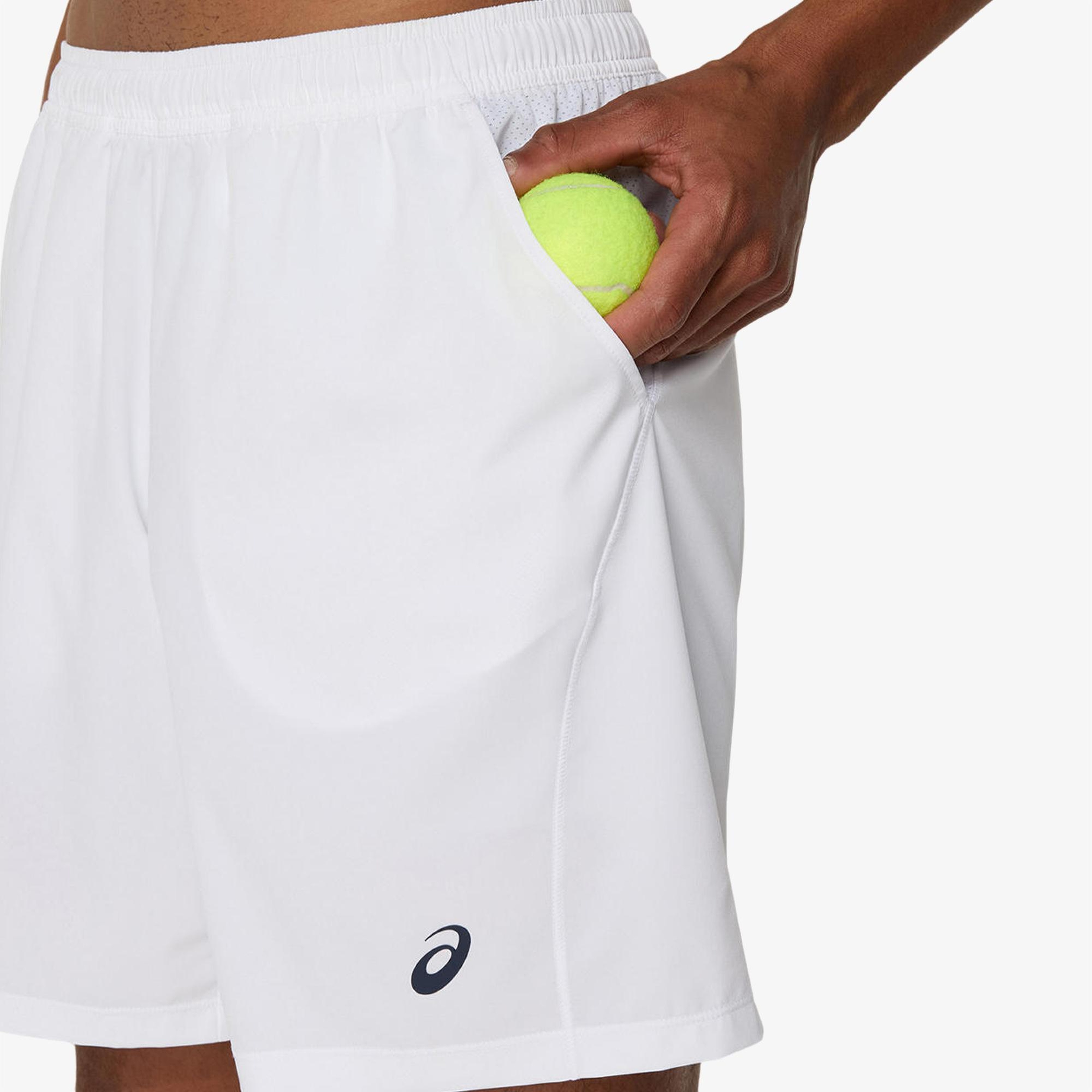 Asics Court 9in Erkek Beyaz Tenis Şortu