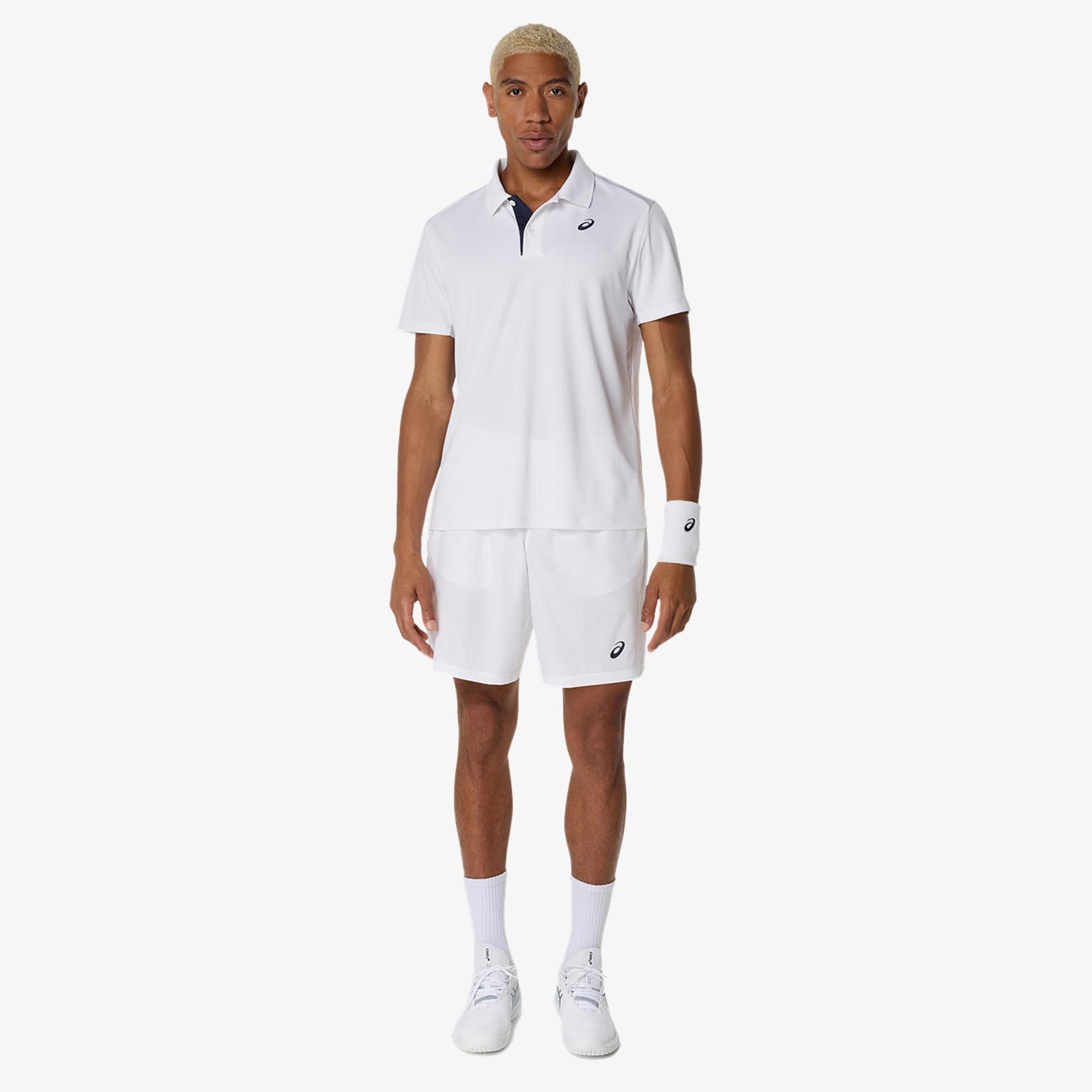 Asics Court 9in Erkek Beyaz Tenis Şortu