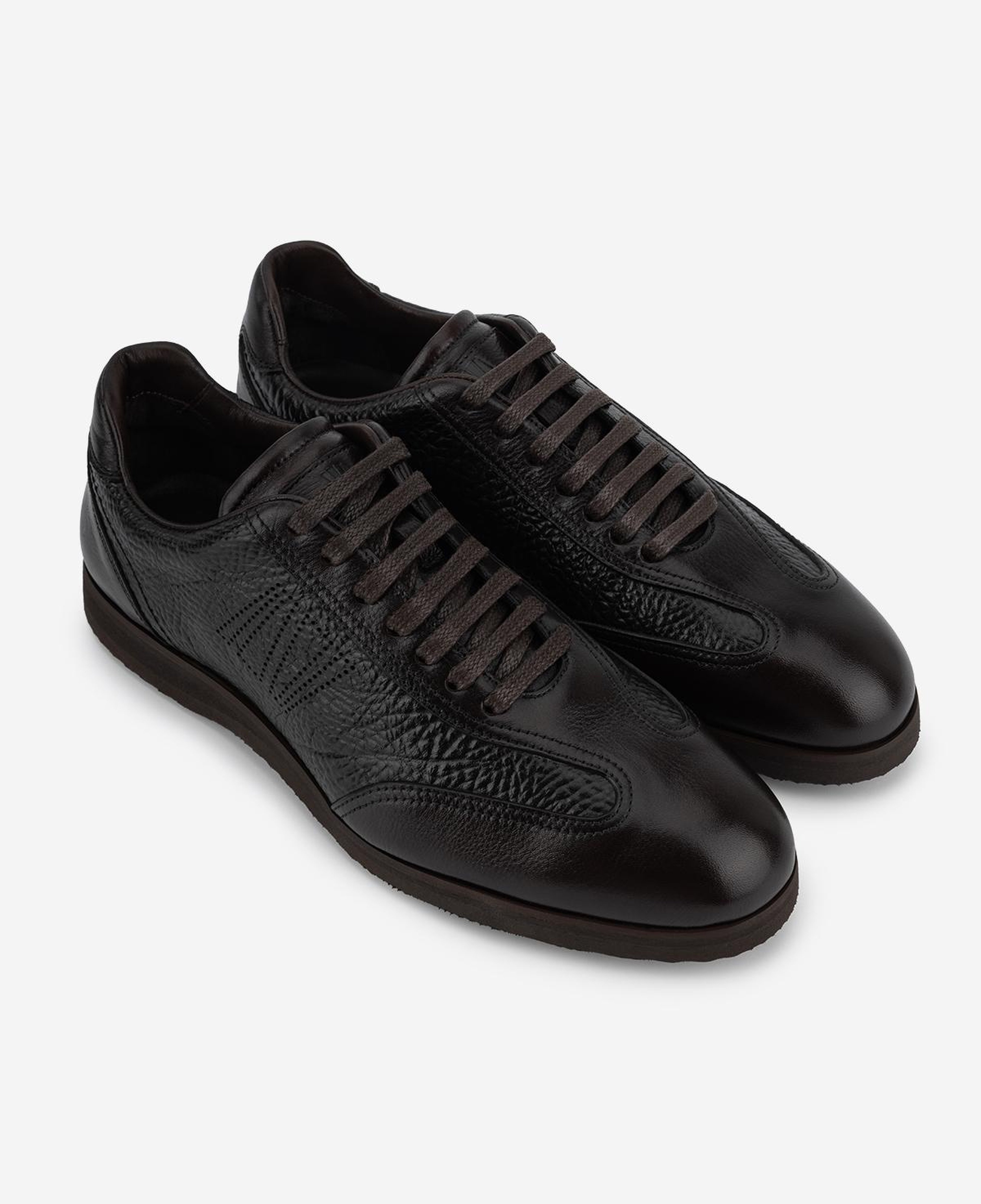 Valmenti Erkek Hakiki Deri Kahverengi Sneakers & Spor Ayakkabı