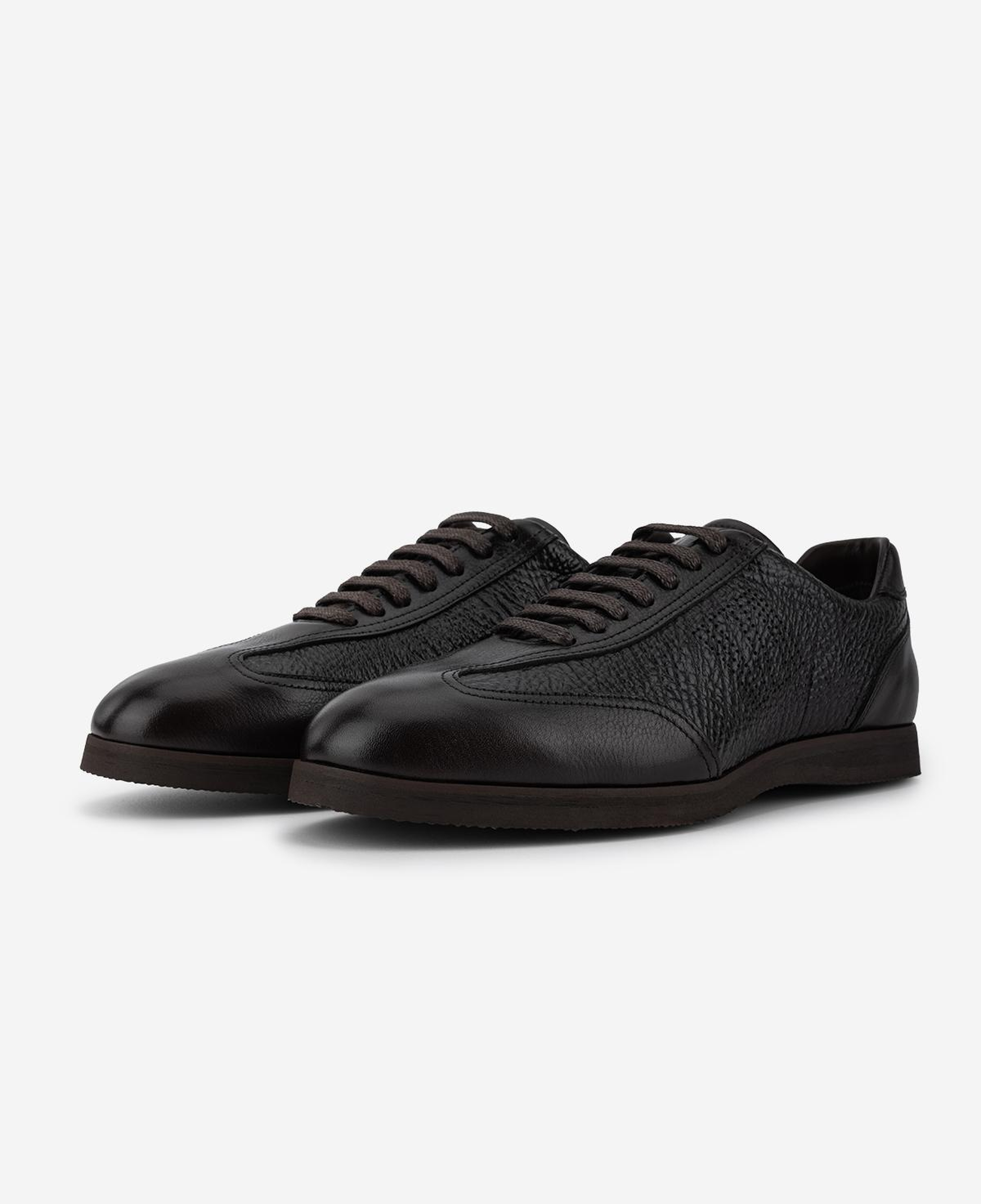 Valmenti Erkek Hakiki Deri Kahverengi Sneakers & Spor Ayakkabı