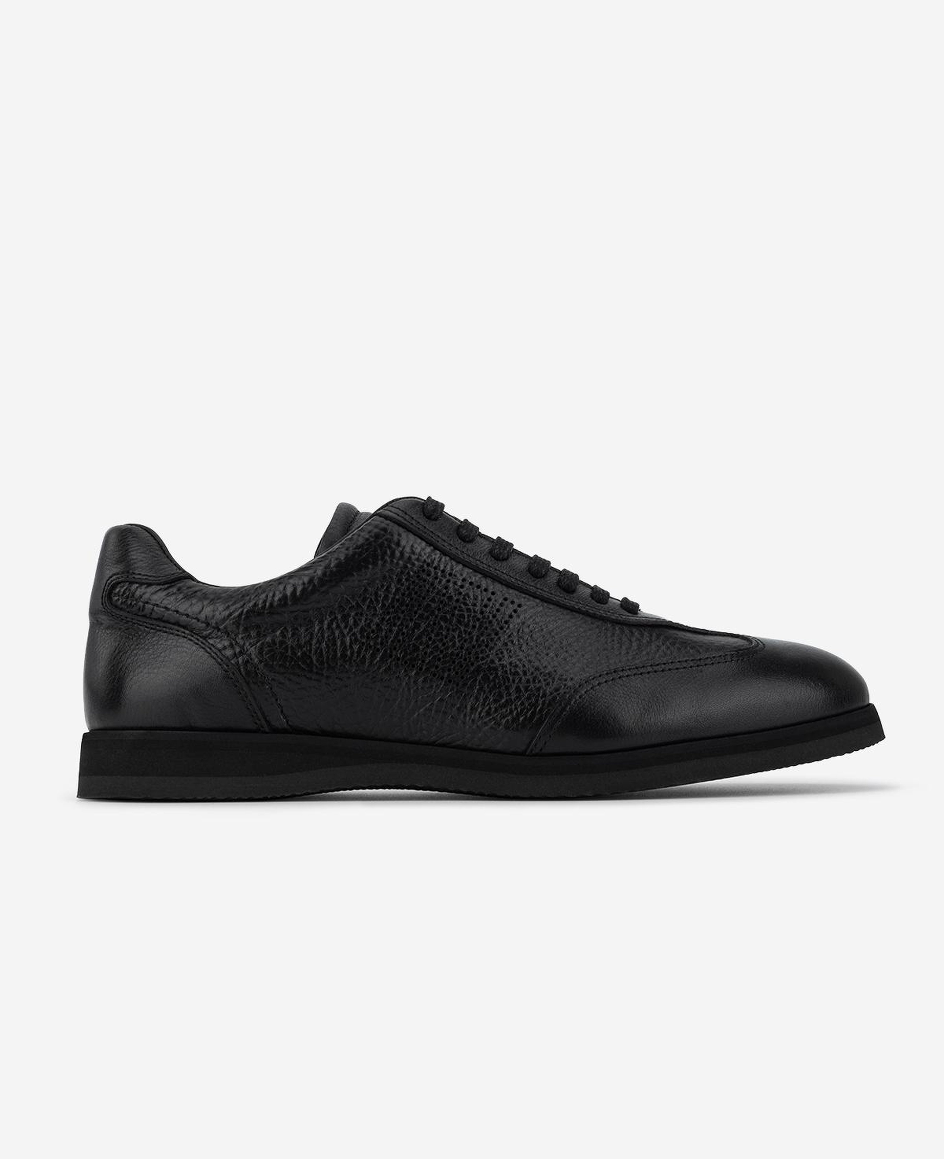 Valmenti Erkek Hakiki Deri Siyah Sneakers & Spor Ayakkabı