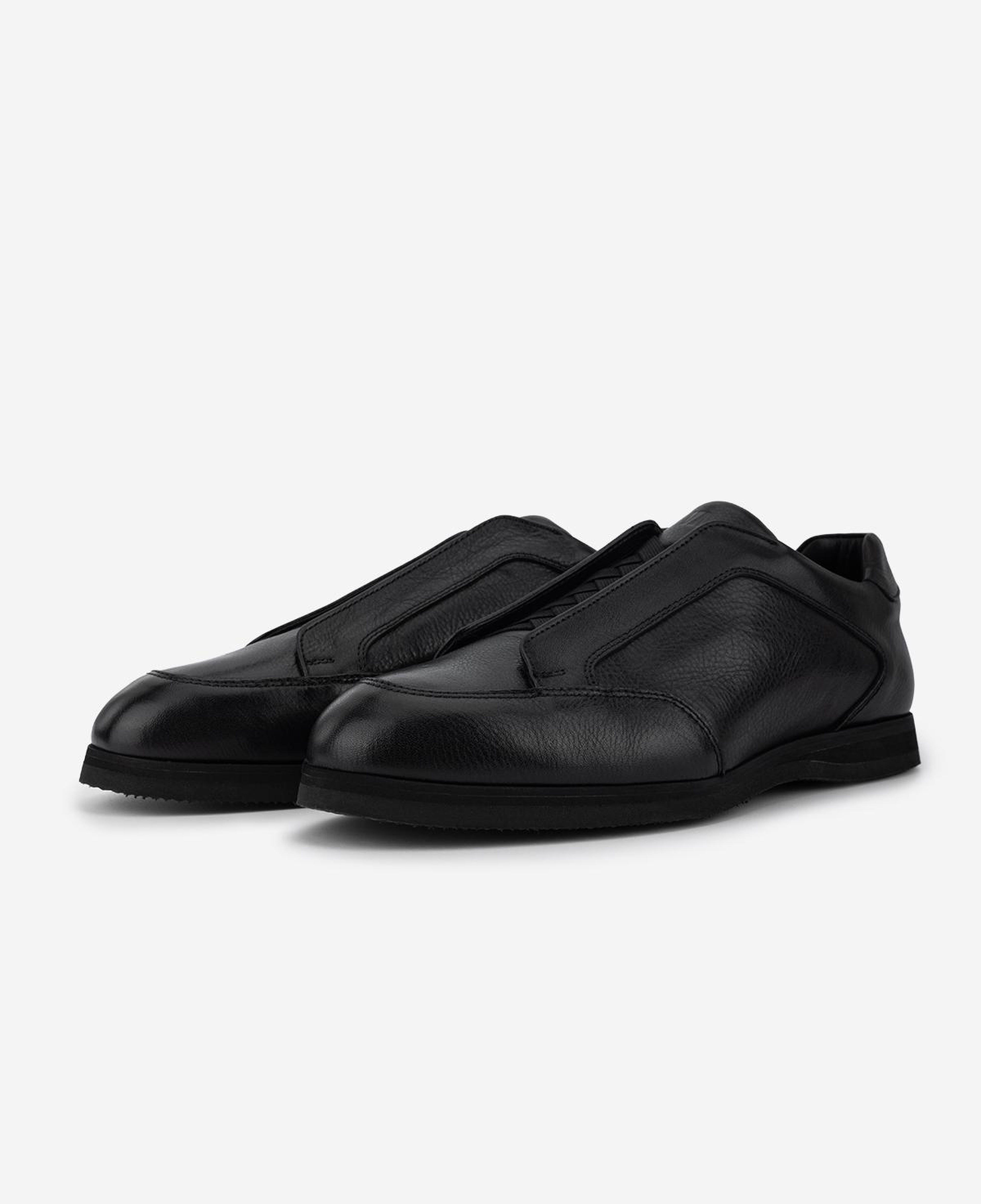 Valmenti Erkek Hakiki Deri Siyah Sneakers & Spor Ayakkabı