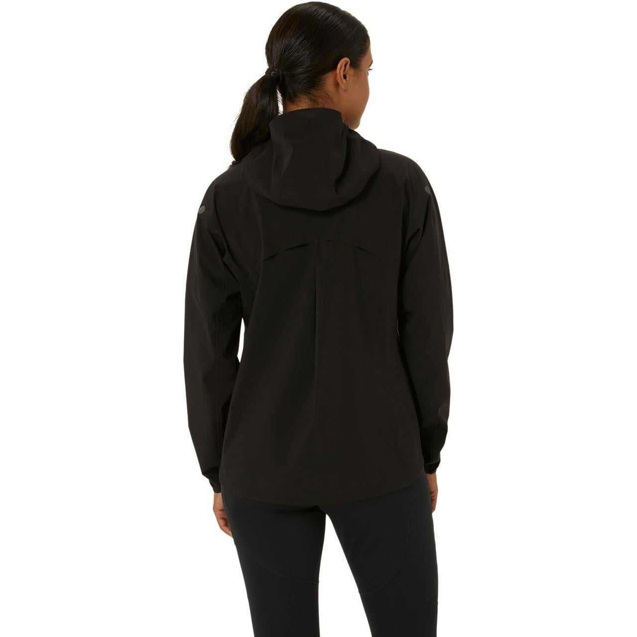 Asics Metarun Waterproof Kadın Siyah Koşu Ceketi