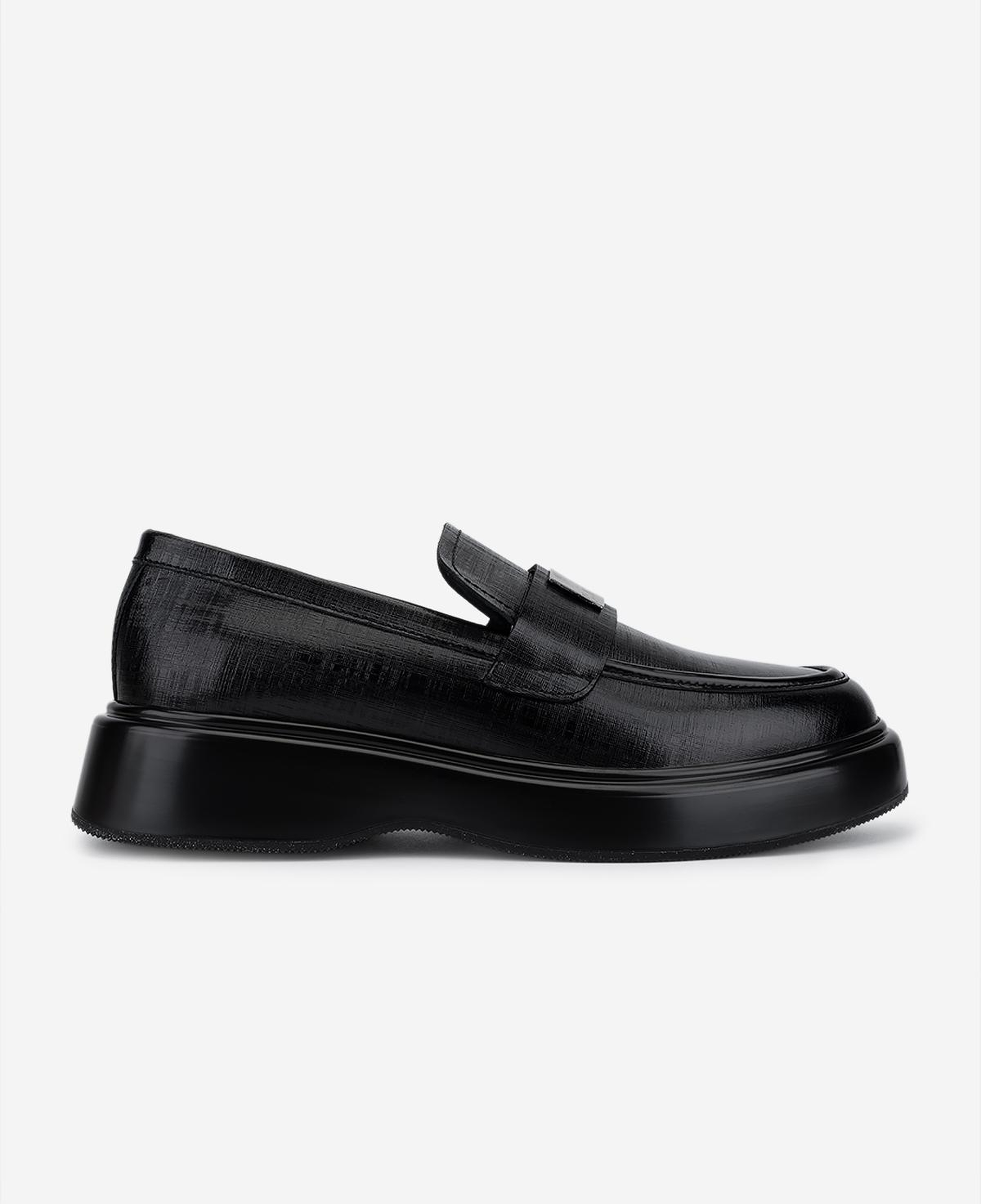 Valmenti Erkek Hakiki Deri Siyah Loafer Ayakkabı