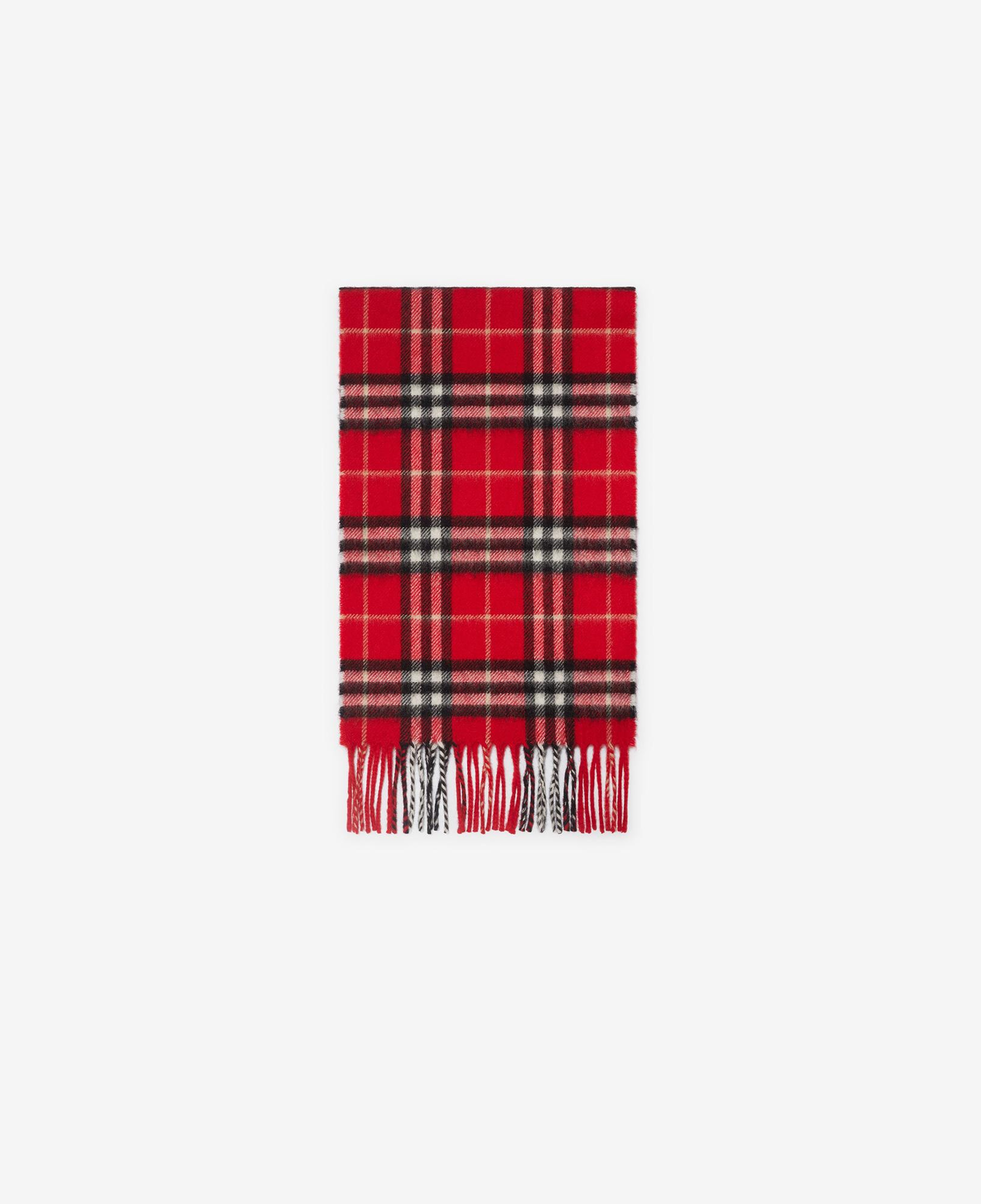 Burberry Vtg Check Cash Çocuk Kırmızı Atkı