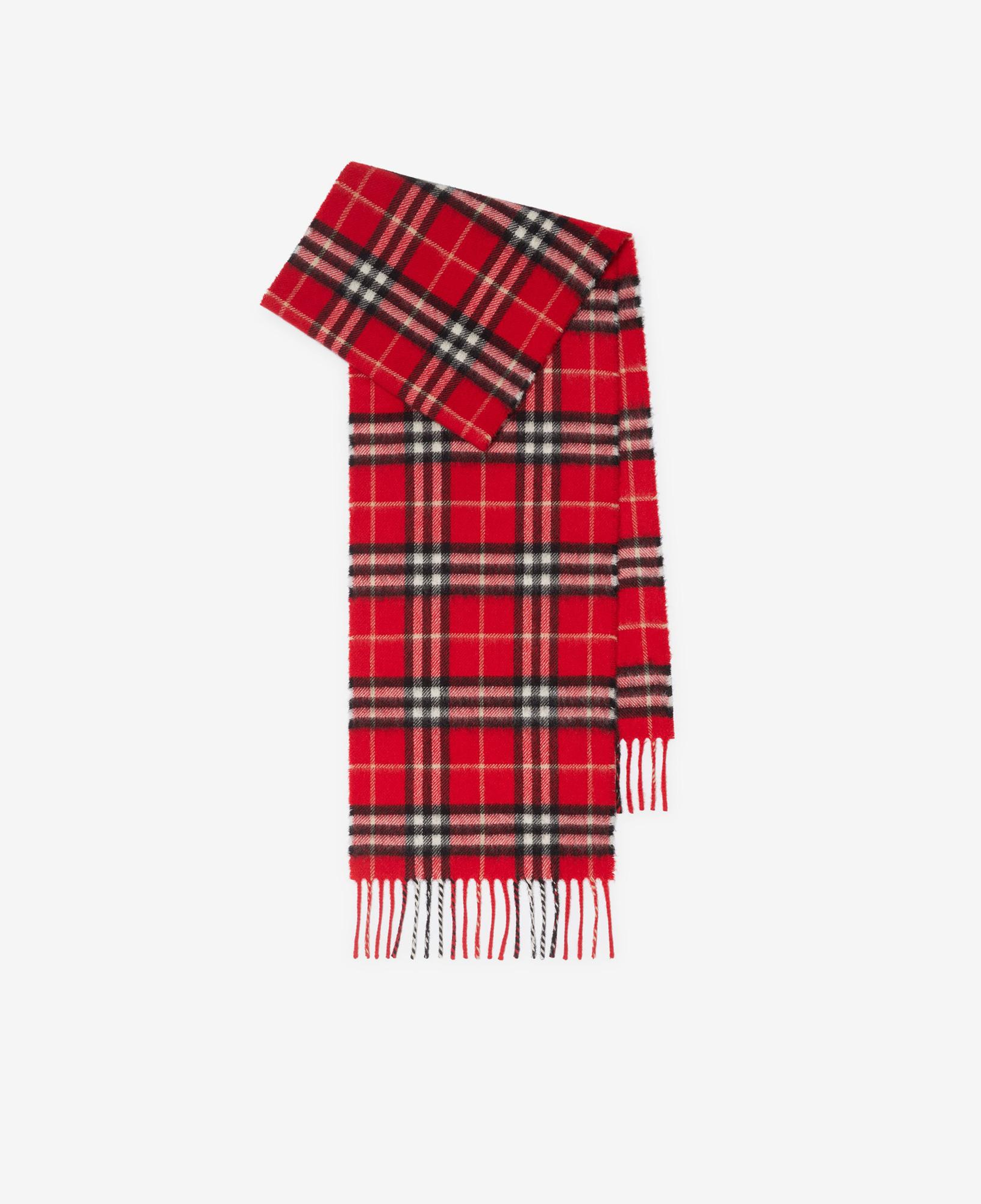 Burberry Vtg Check Cash Çocuk Kırmızı Atkı
